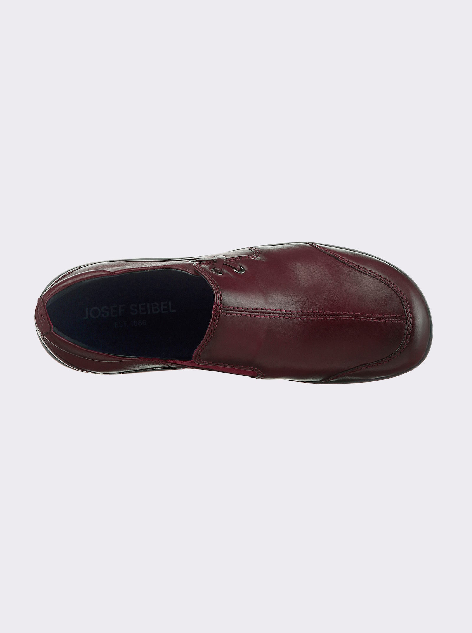Josef Seibel Slipper mit seitlichem Gummizug - bordeaux