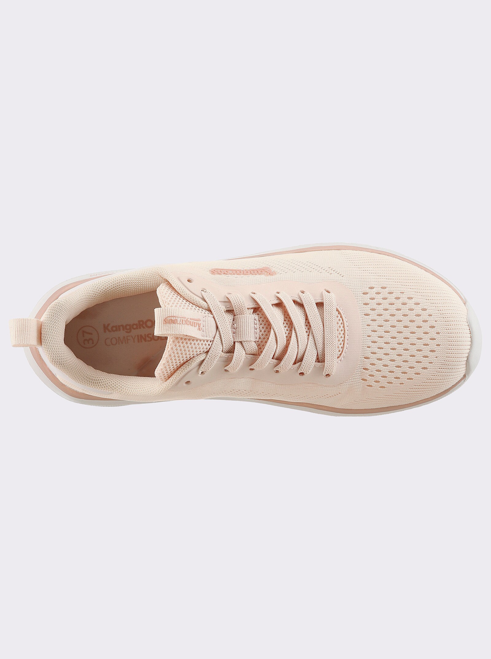 KangaROOS Sneaker mit Memory-Sohle - apricot