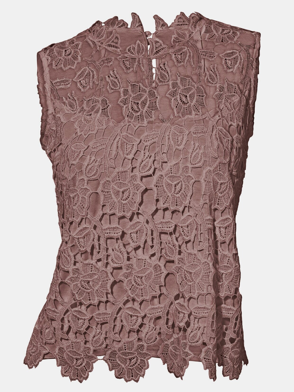 Patrizia Dini Spitzentop - taupe