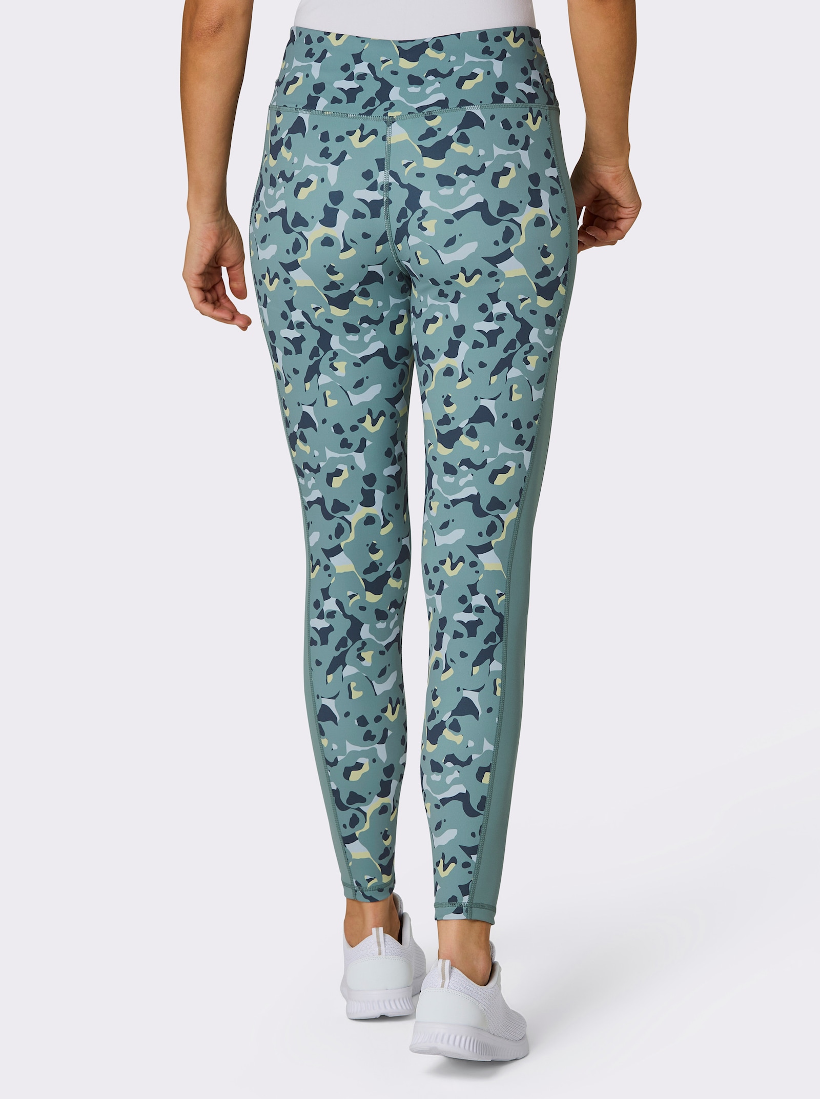 Catamaran Sports Yogaleggings mit breitem Bund - pistazie-gemustert