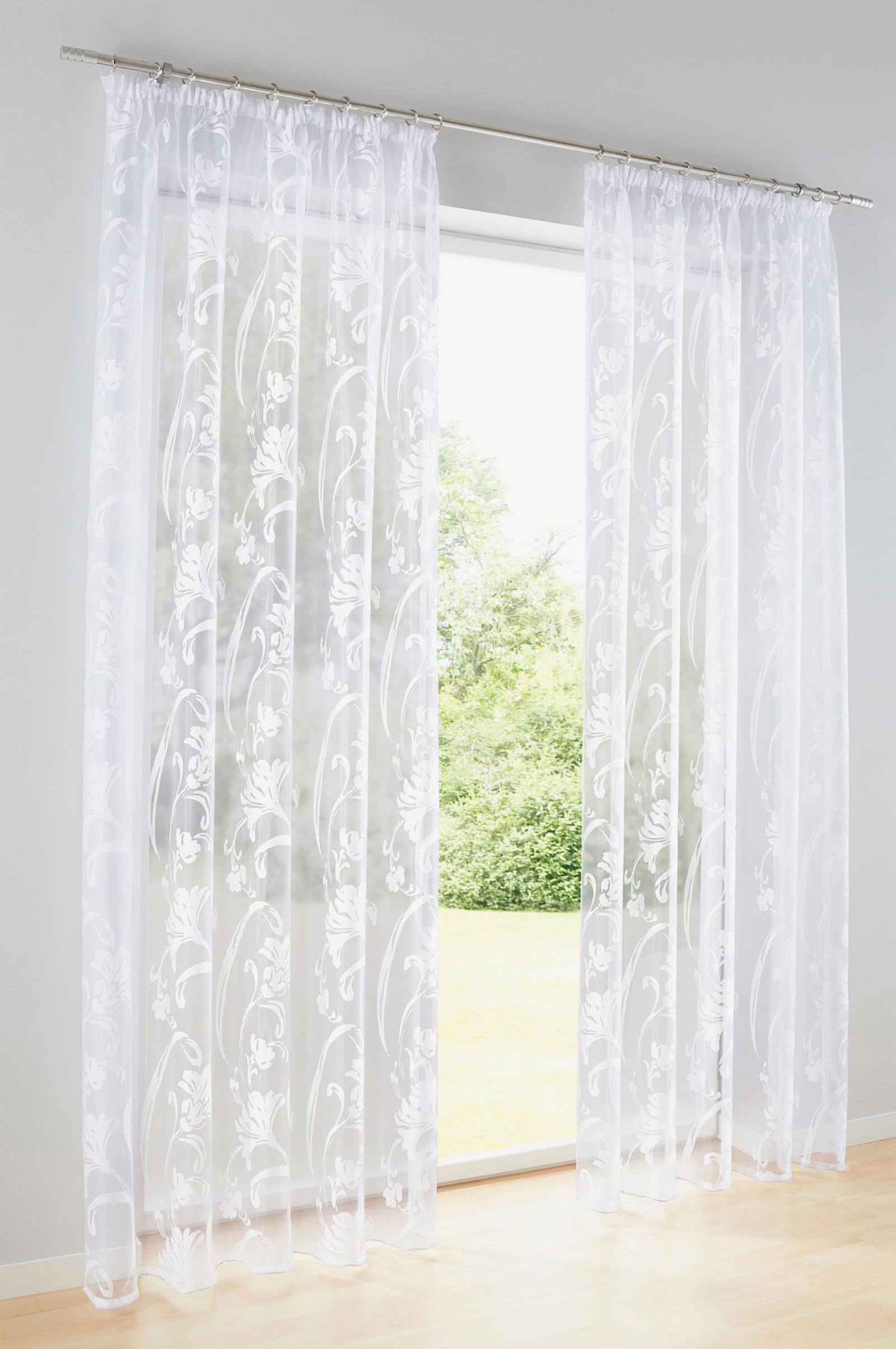 heine home Decoratieve vitrage - wit