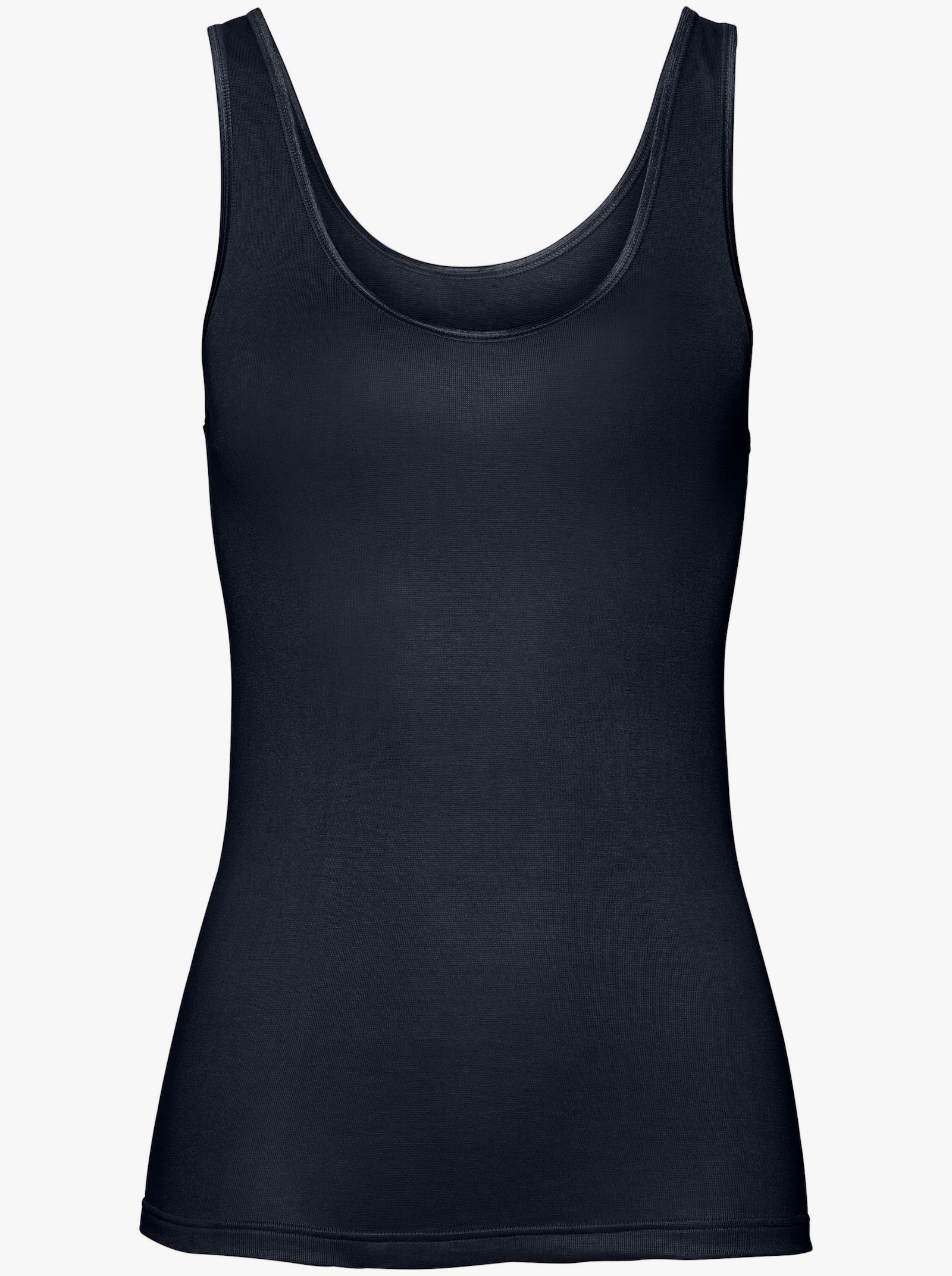 wäschepur Hemd van modal - zwart