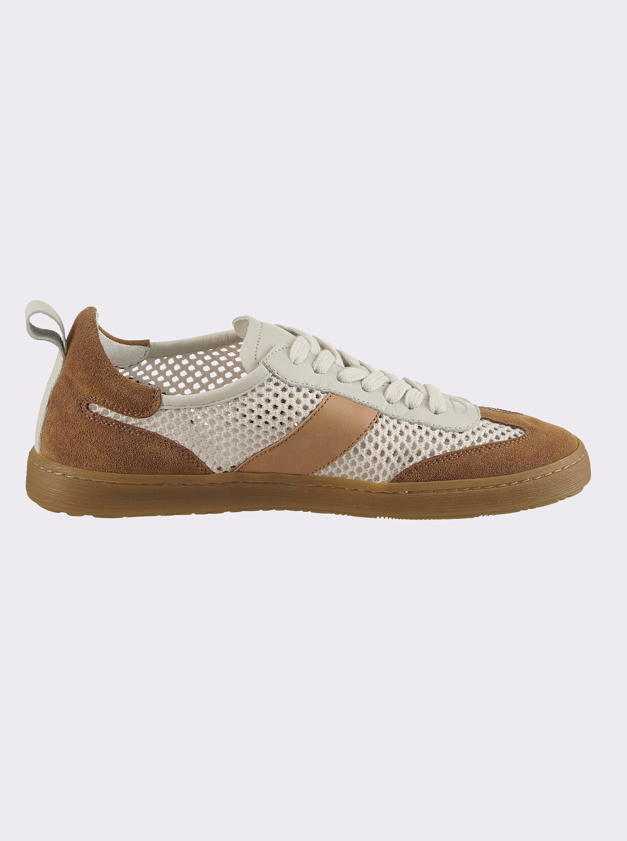 heine Sneaker - cognac-weiß