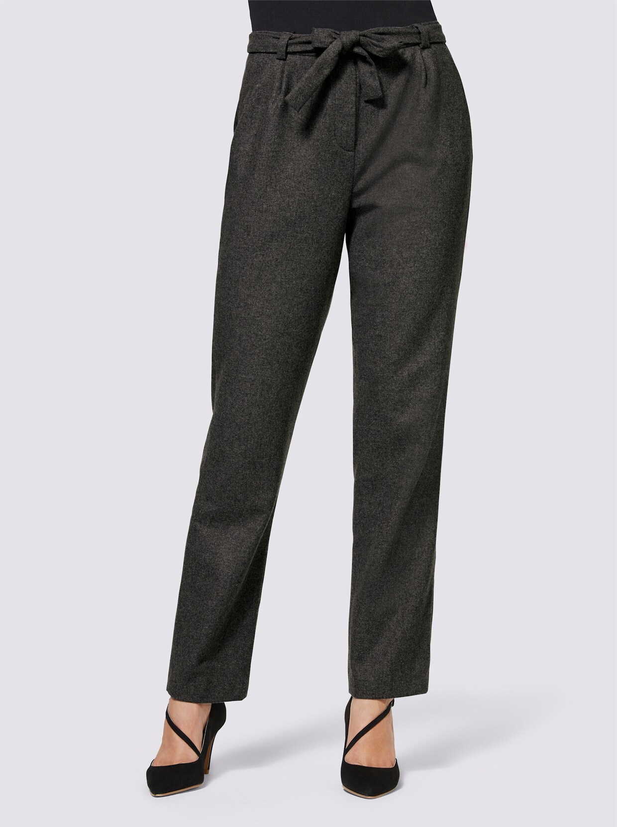 heine Hose - anthrazit-meliert