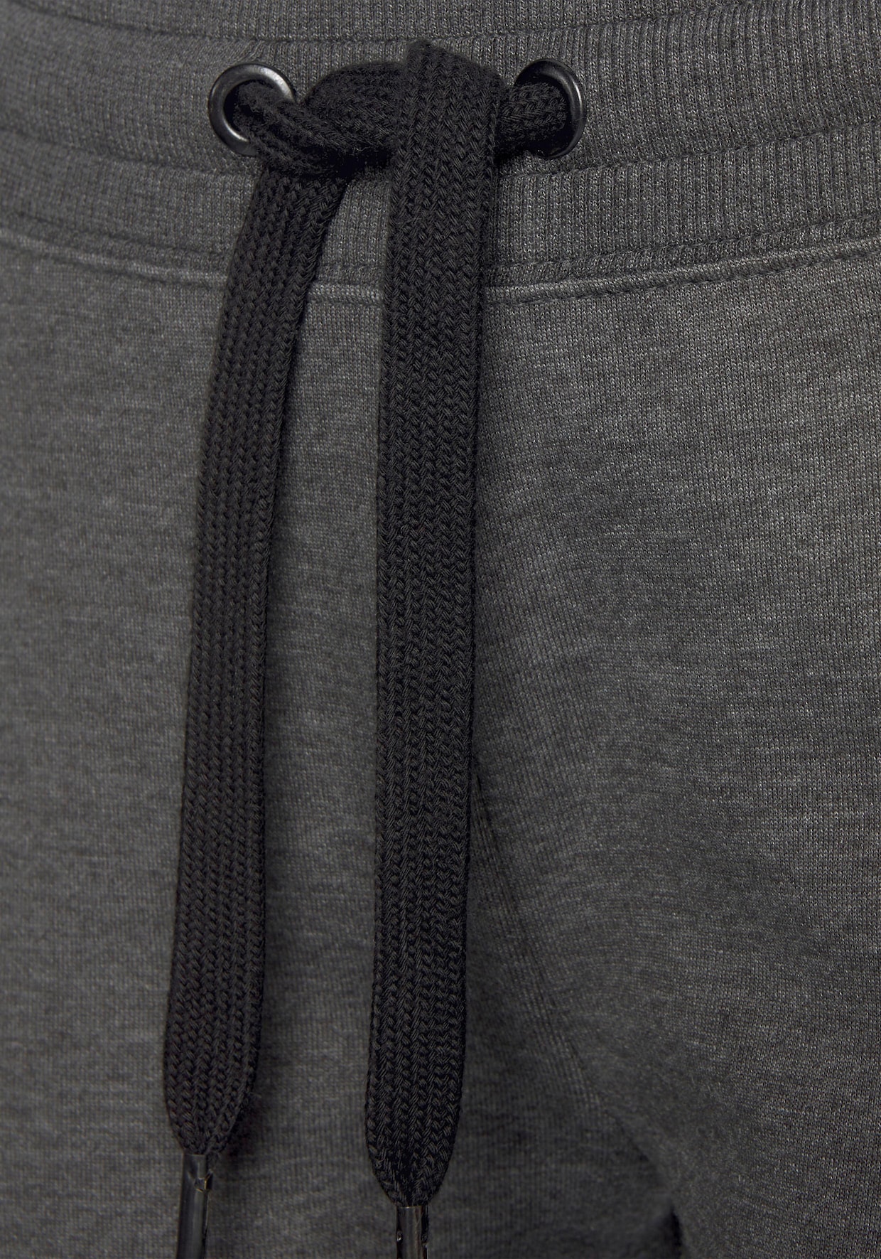Short décontracté - anthracite chiné-noir