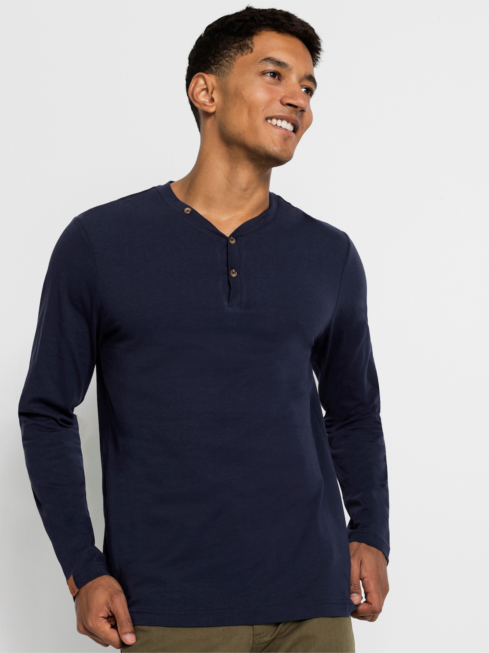 Langarmshirt im Doppelpack - marine + jade
