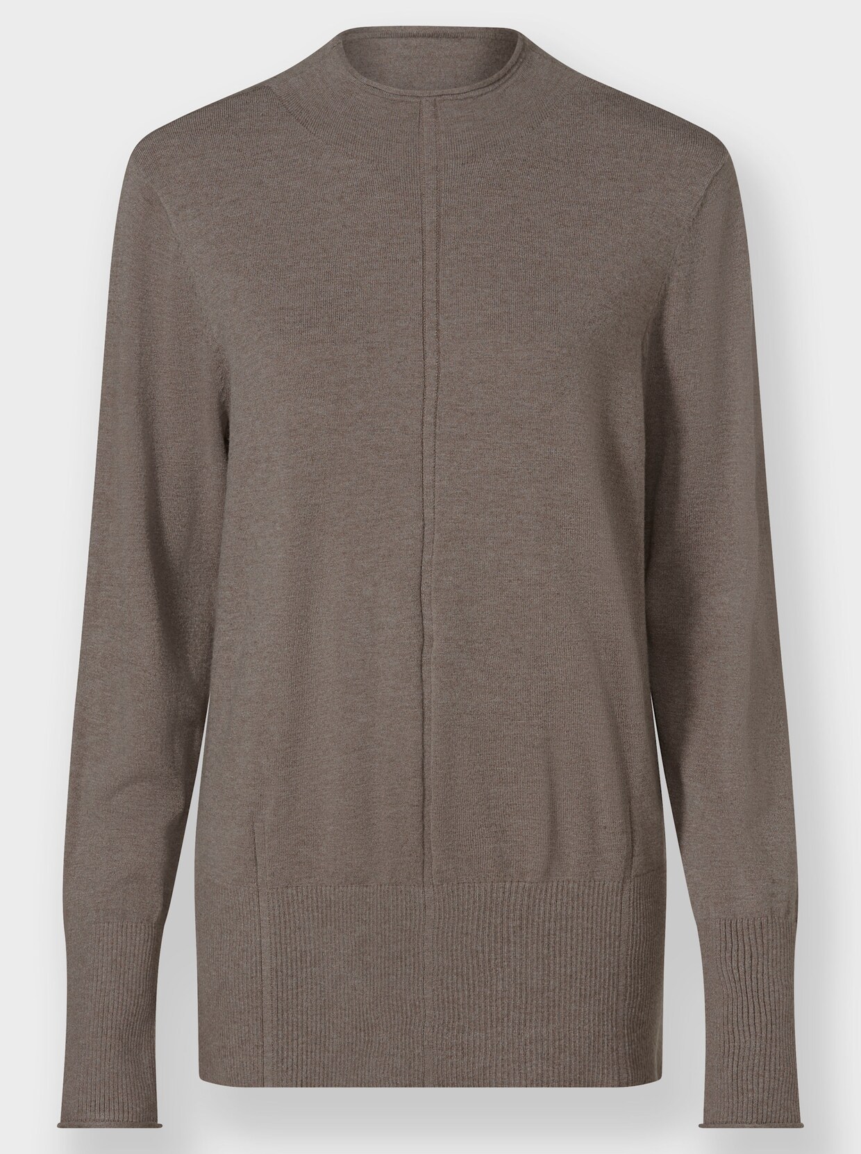 heine Gebreide pullover - taupe gemêleerd