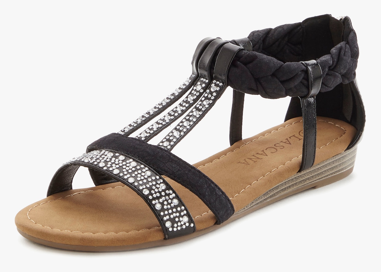 LASCANA sandalen - zwart