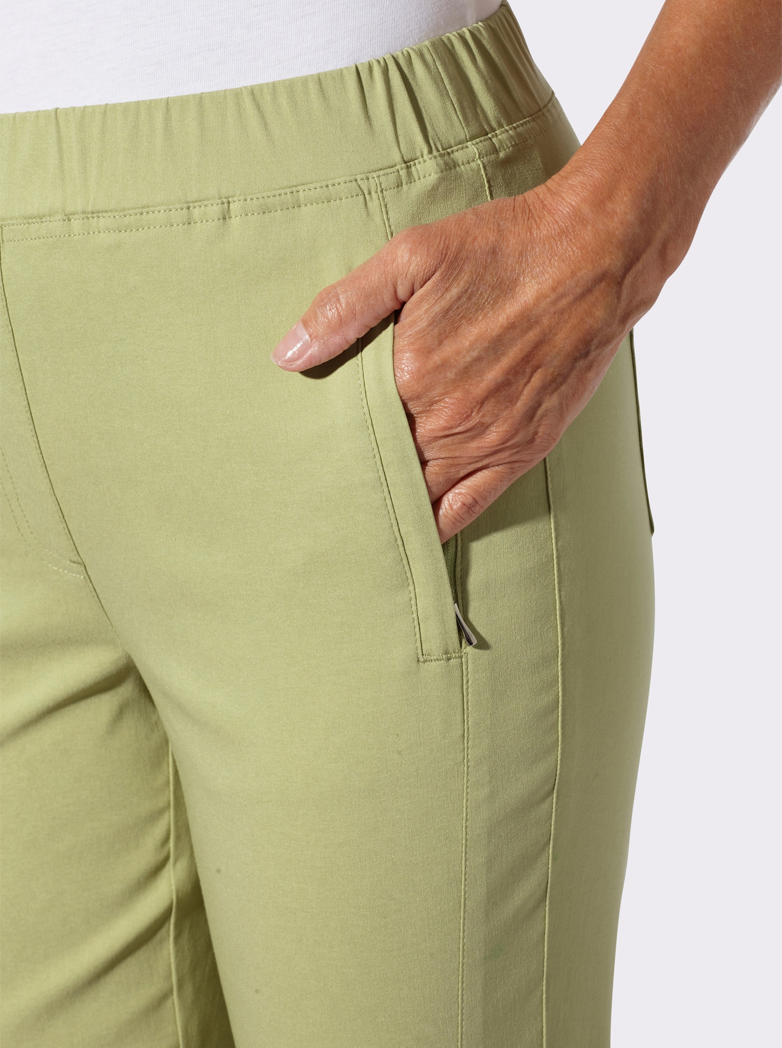 Bengalinhose zum Schlupfen - lindgrün