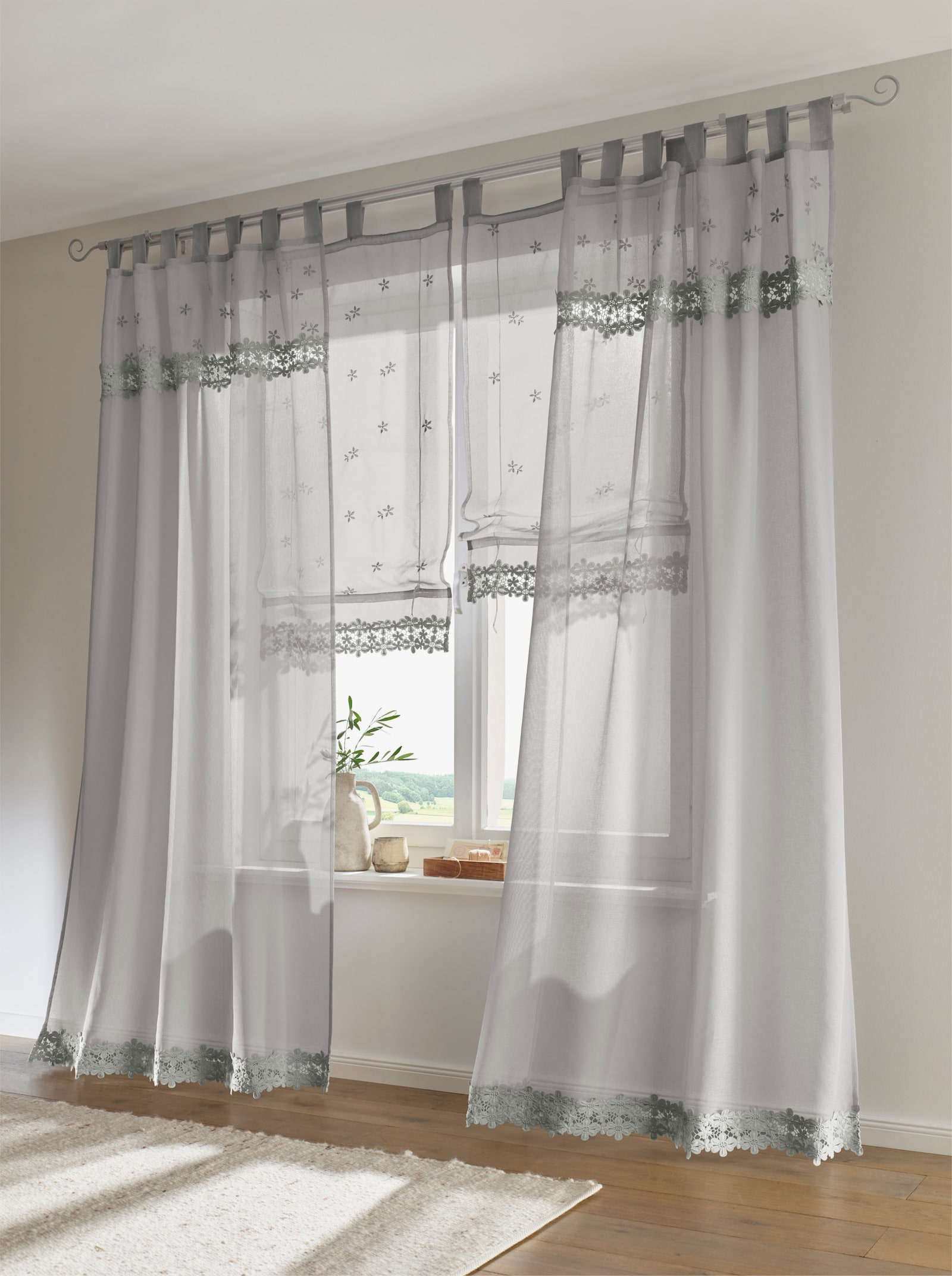 heine home Dekostore - hellgrau