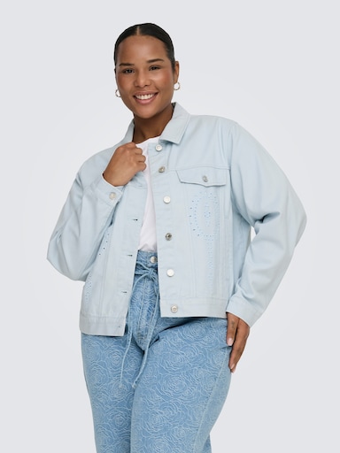 ONLY CARMAKOMA Jeansjacke - ballad blue