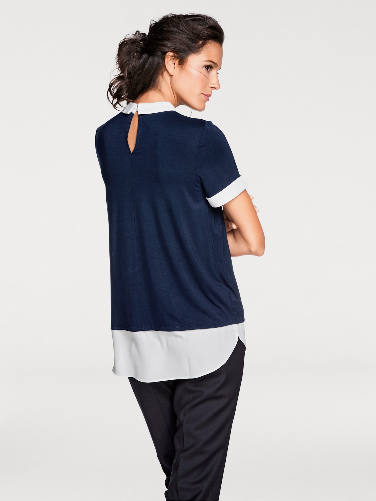 heine T-shirt 2 en 1 - marine