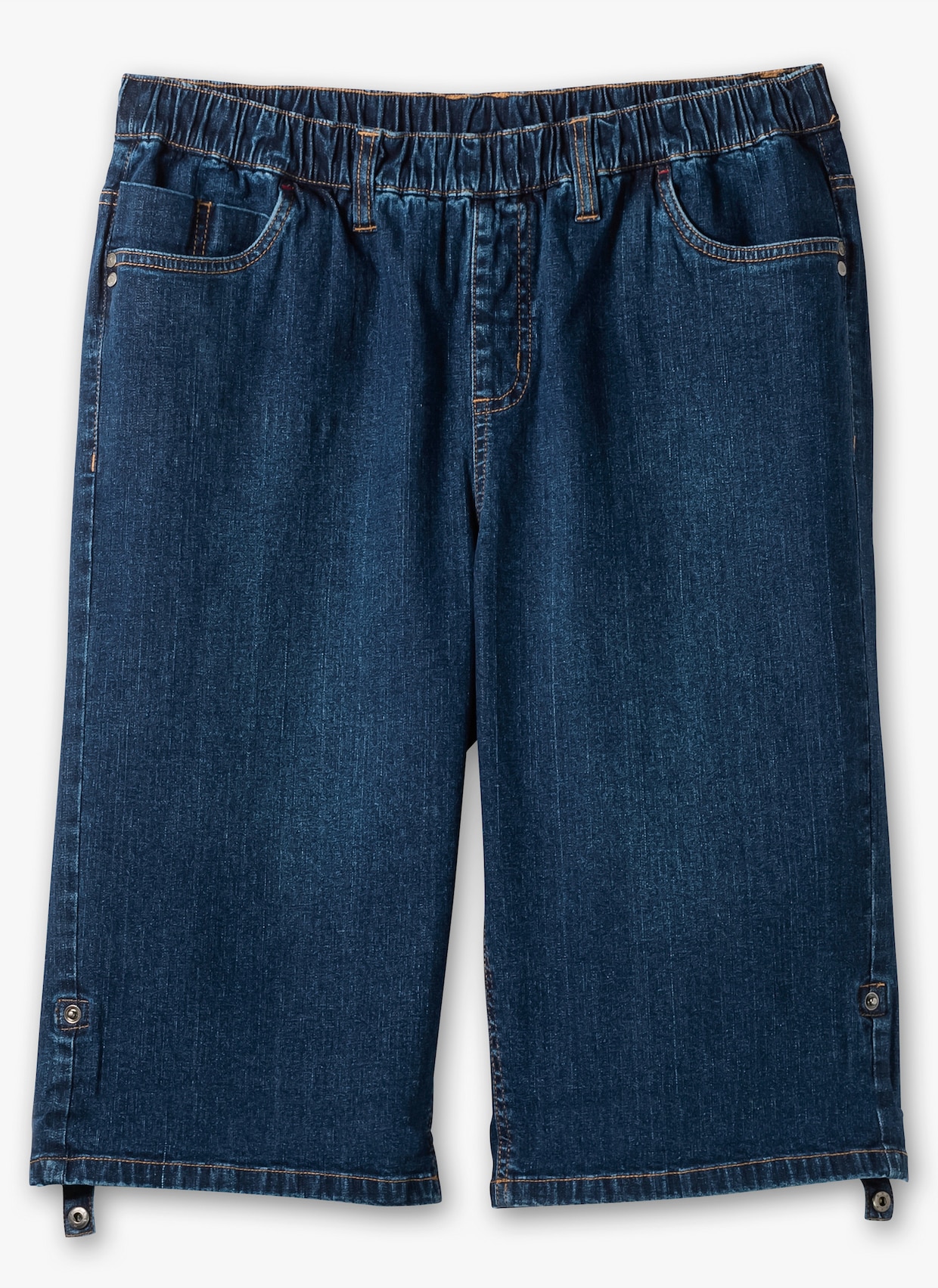 sheego Jeansbermudas - blue denim