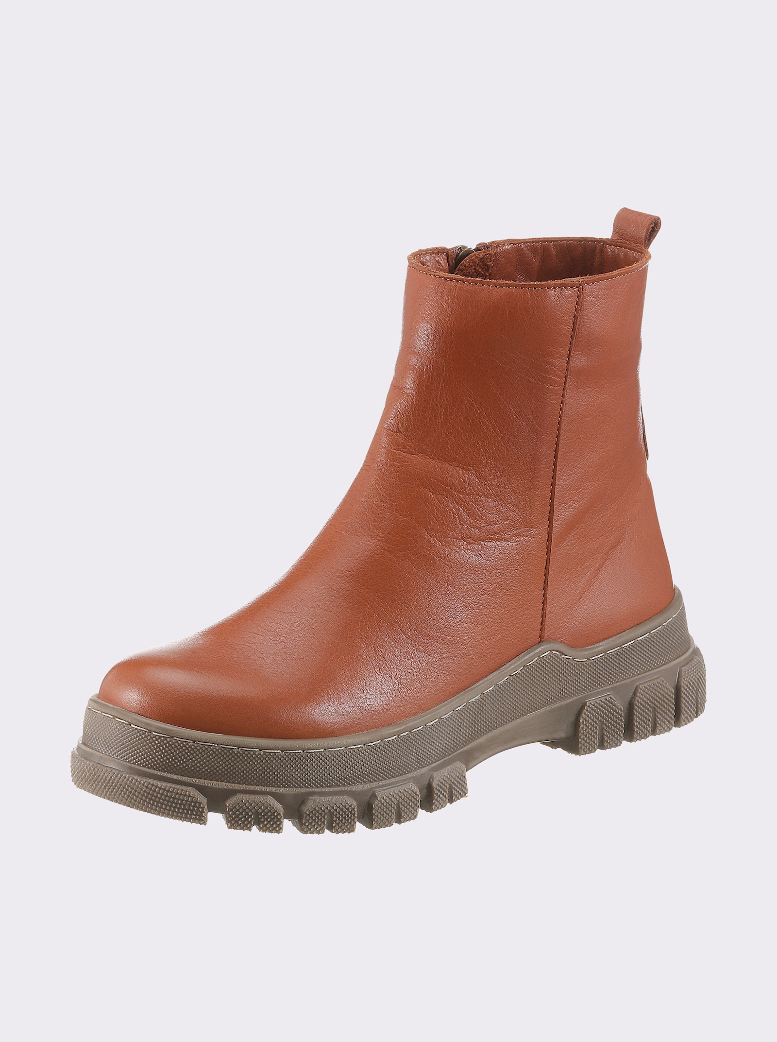 Andrea Conti Stiefelette - cognac
