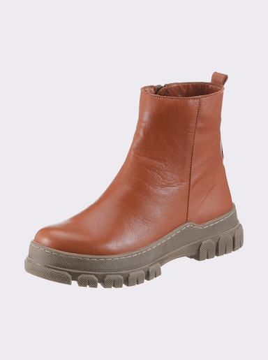 Andrea Conti Stiefelette - cognac