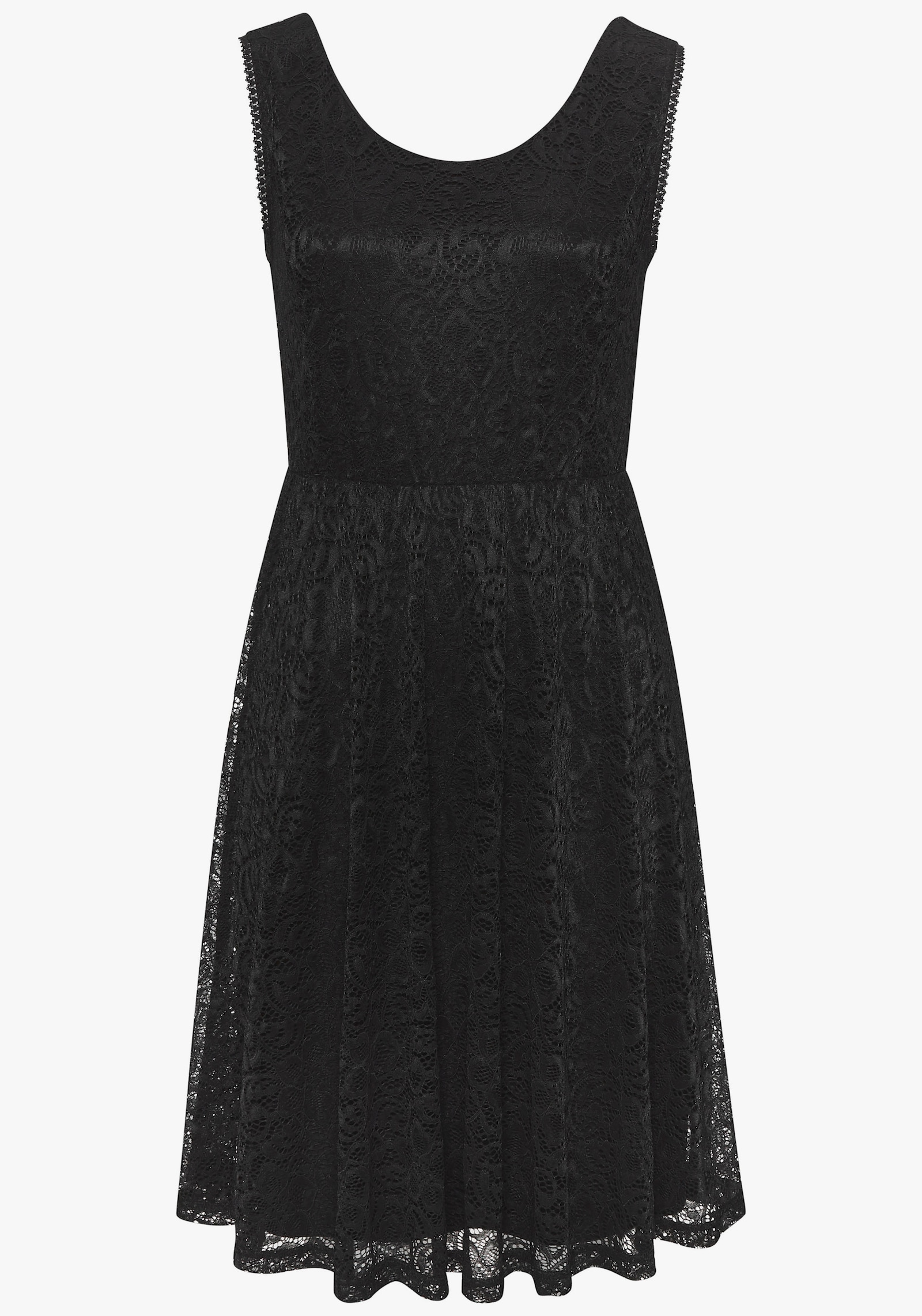 LASCANA Spitzenkleid - schwarz