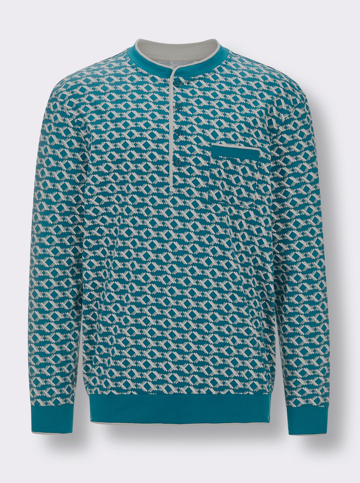 KINGsCLUB Pyjama - petrol geprint