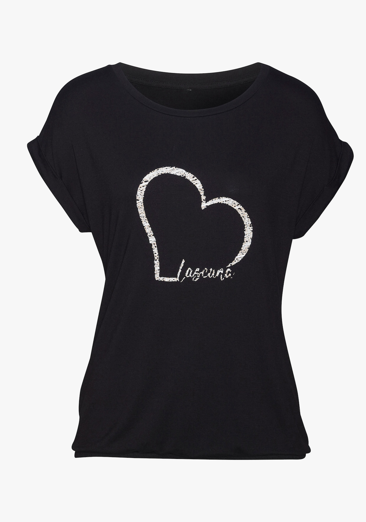 LASCANA T-shirt - noir