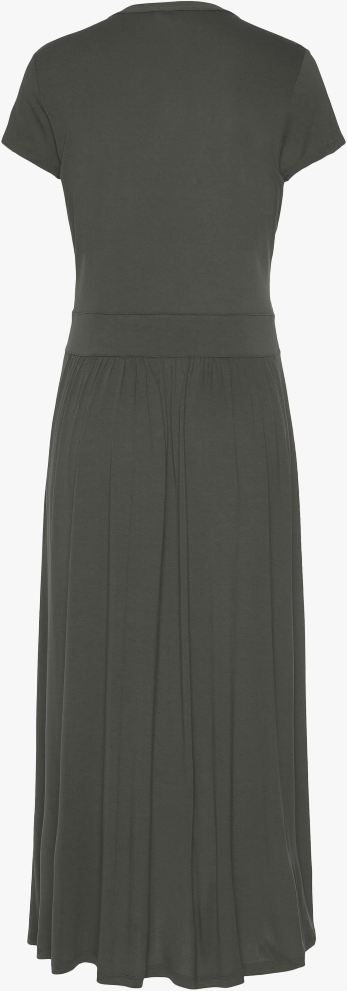LASCANA Midikleid - dunkelgrün