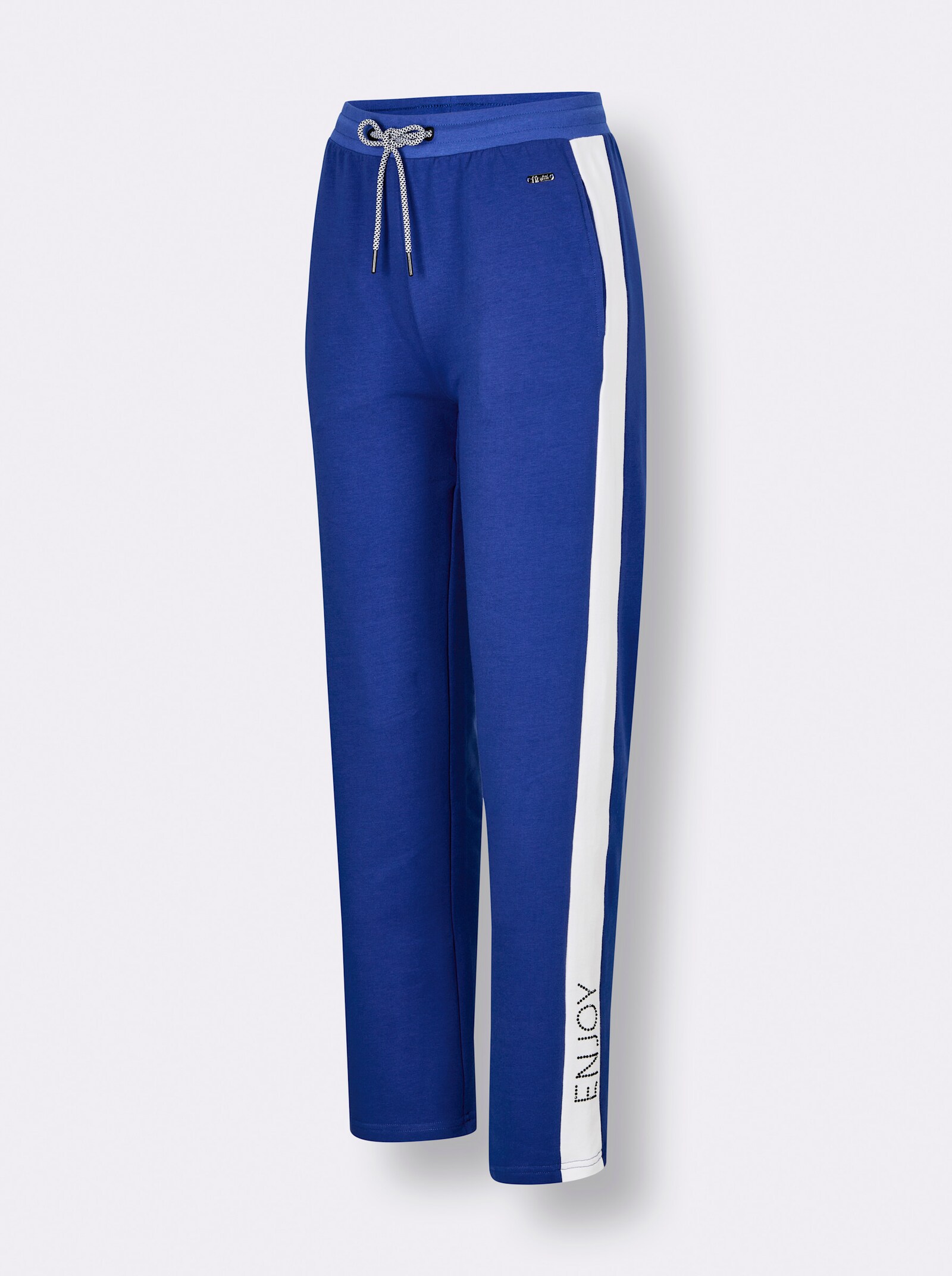 feel good Hose - royalblau-ecru