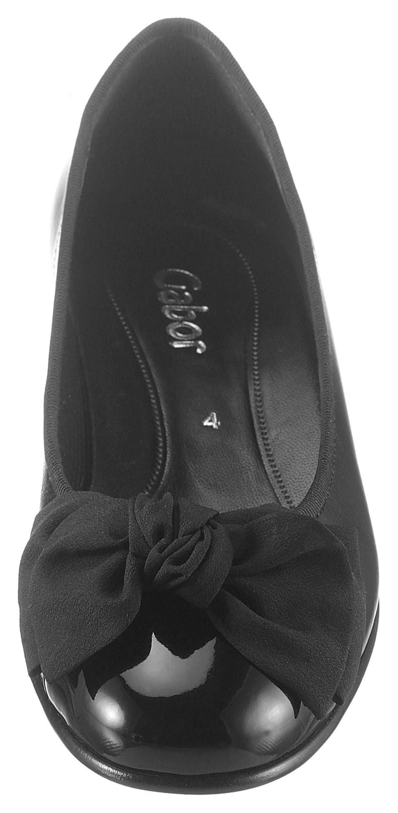 Schuhe Ballerinas Gabor Ballerina in schwarz 