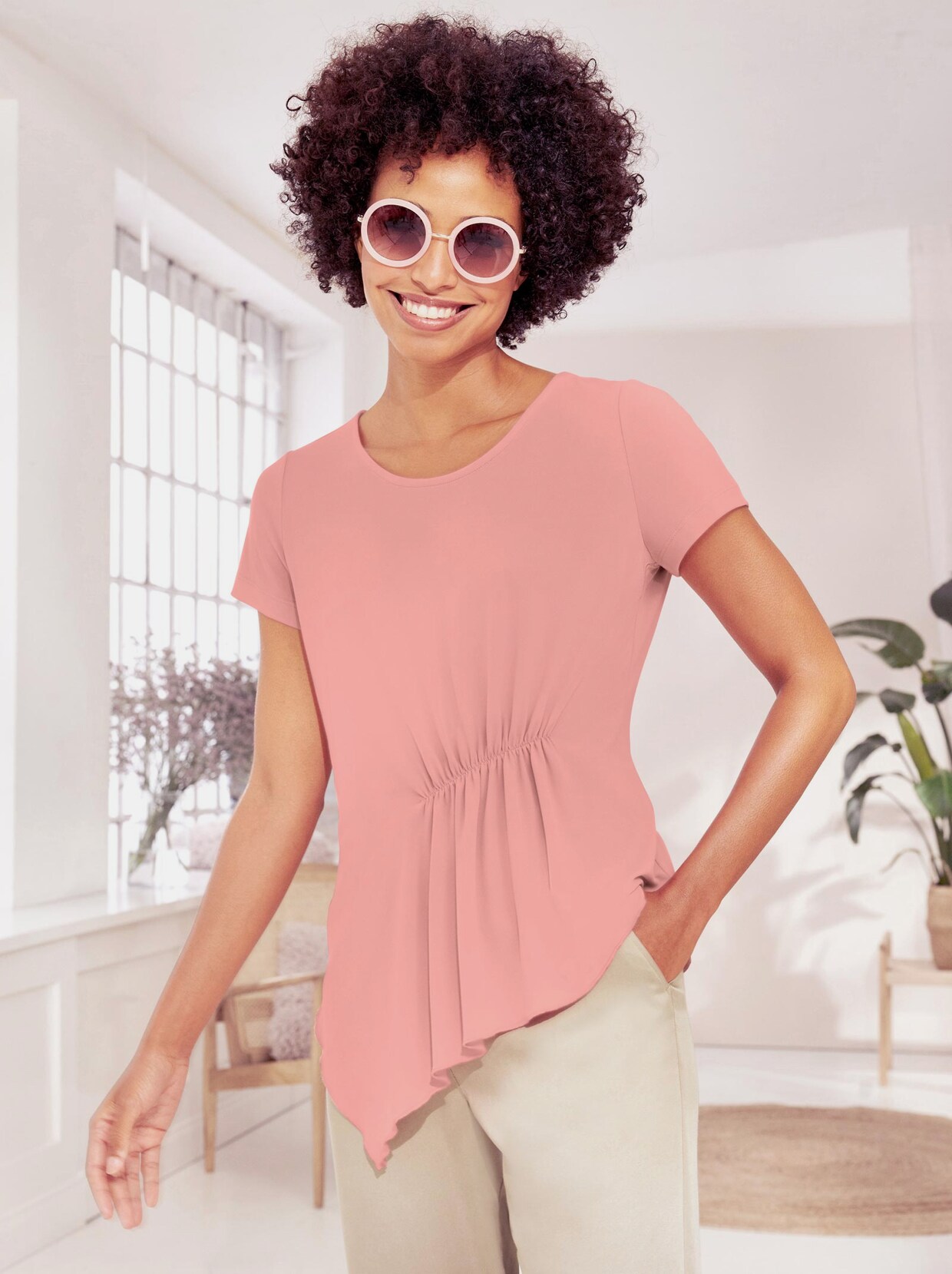 Linea Tesini Shirt - rosenquarz