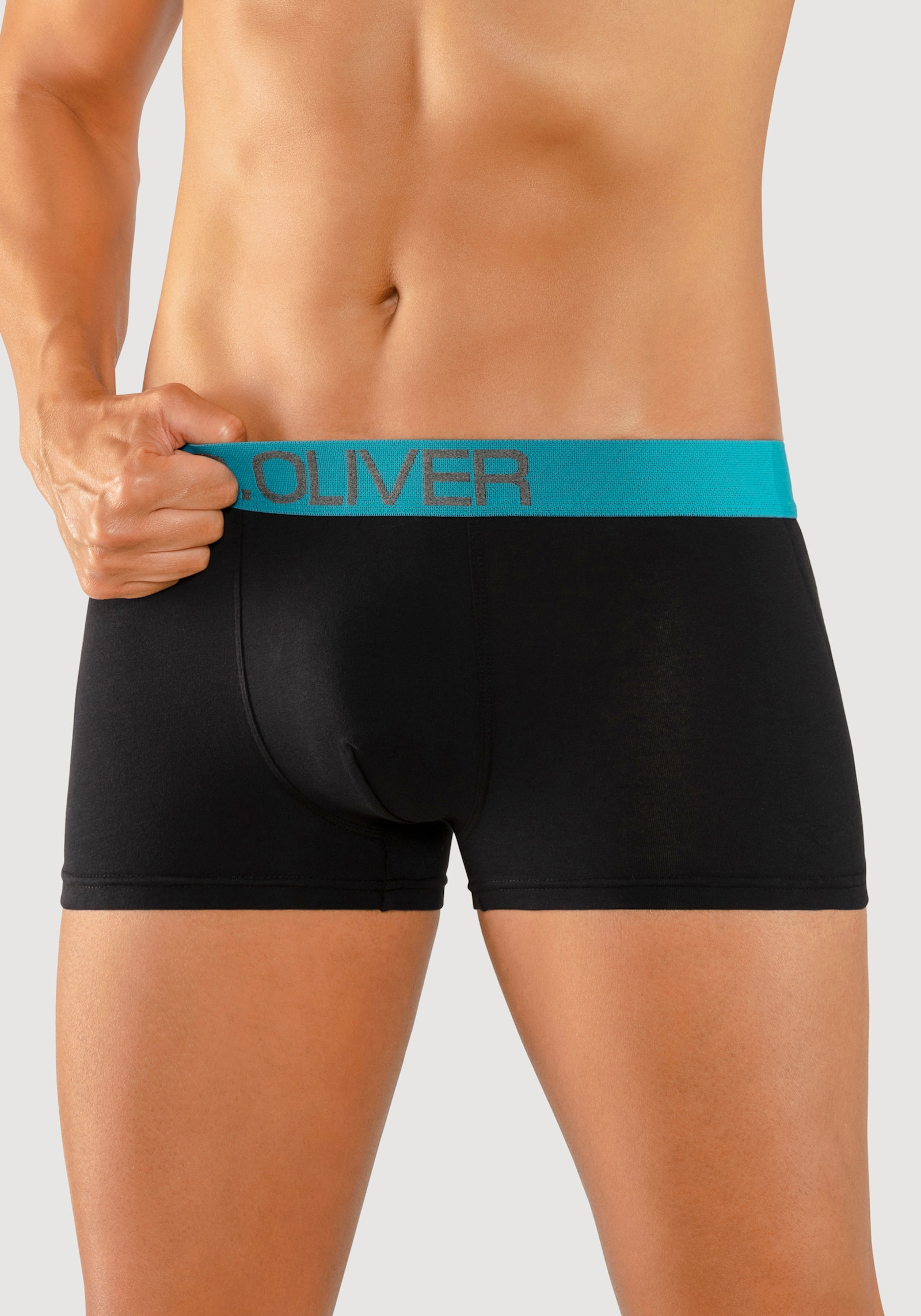 s.Oliver Hipster - schwarz-türkis, schwarz-hellblau, schwarz-marine, schwarz-royalblau