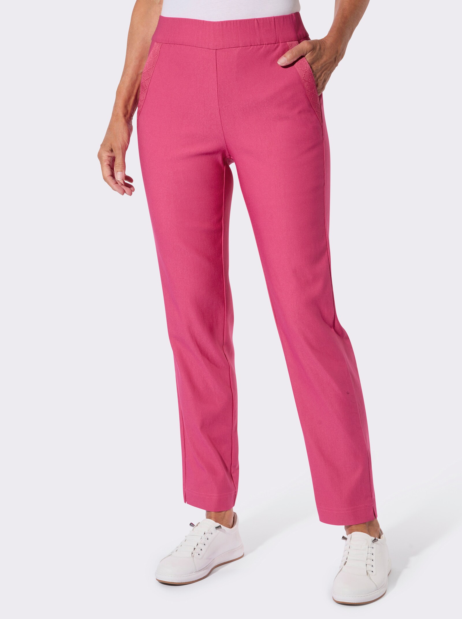 Bengalinhose mit Rundum-Dehnbund - fuchsia