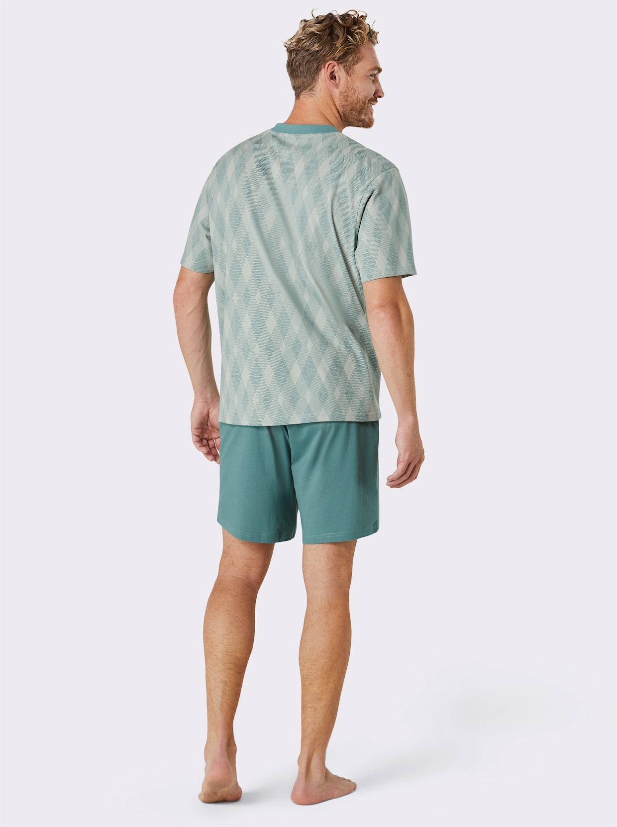 KINGsCLUB Shortys - mint + blau