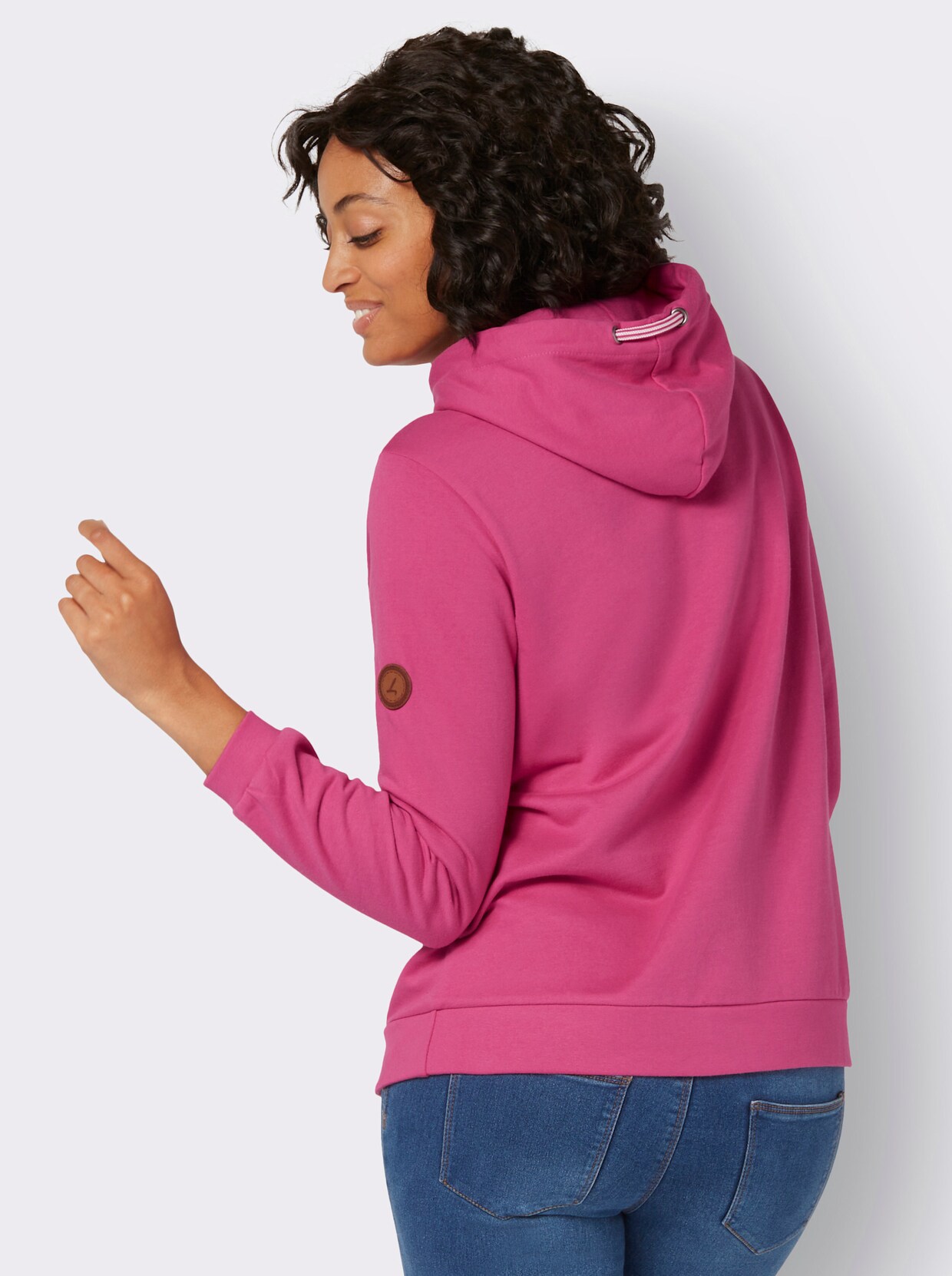 Sweatshirt - fuchsia