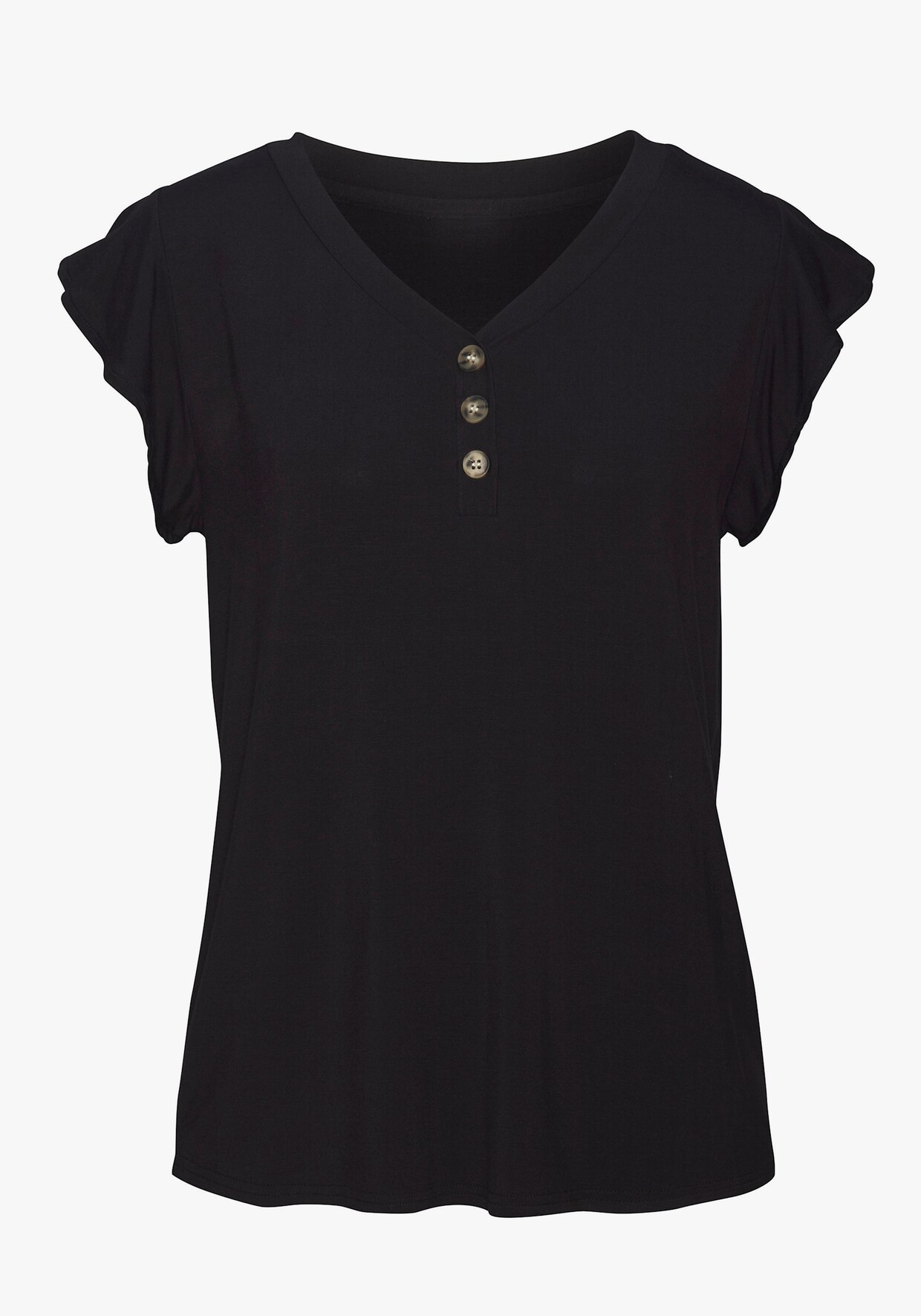 LASCANA Blouseshirt - crème, zwart