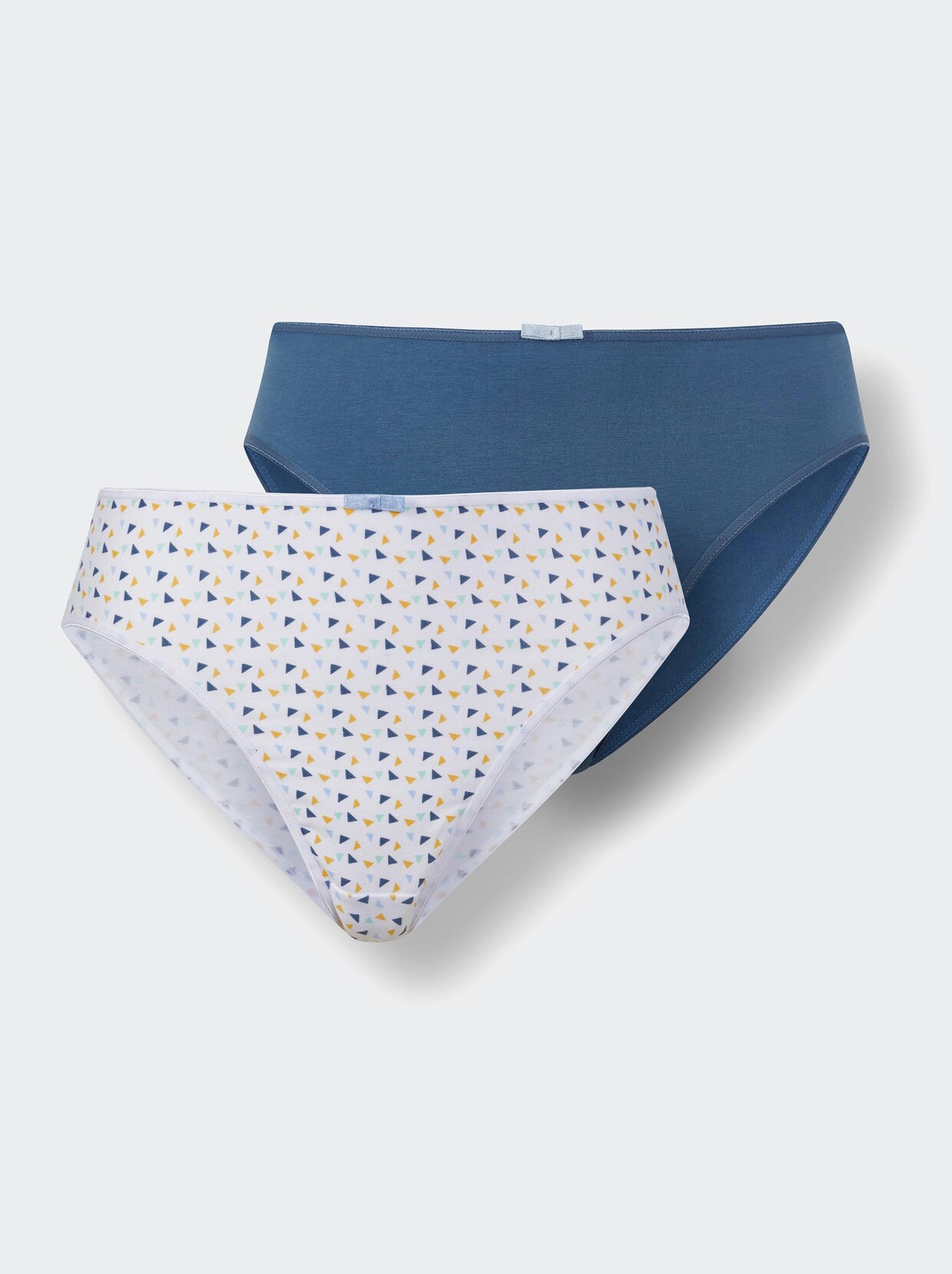 wäschepur Jazzpants - jeansblau+ weiß-bedruckt