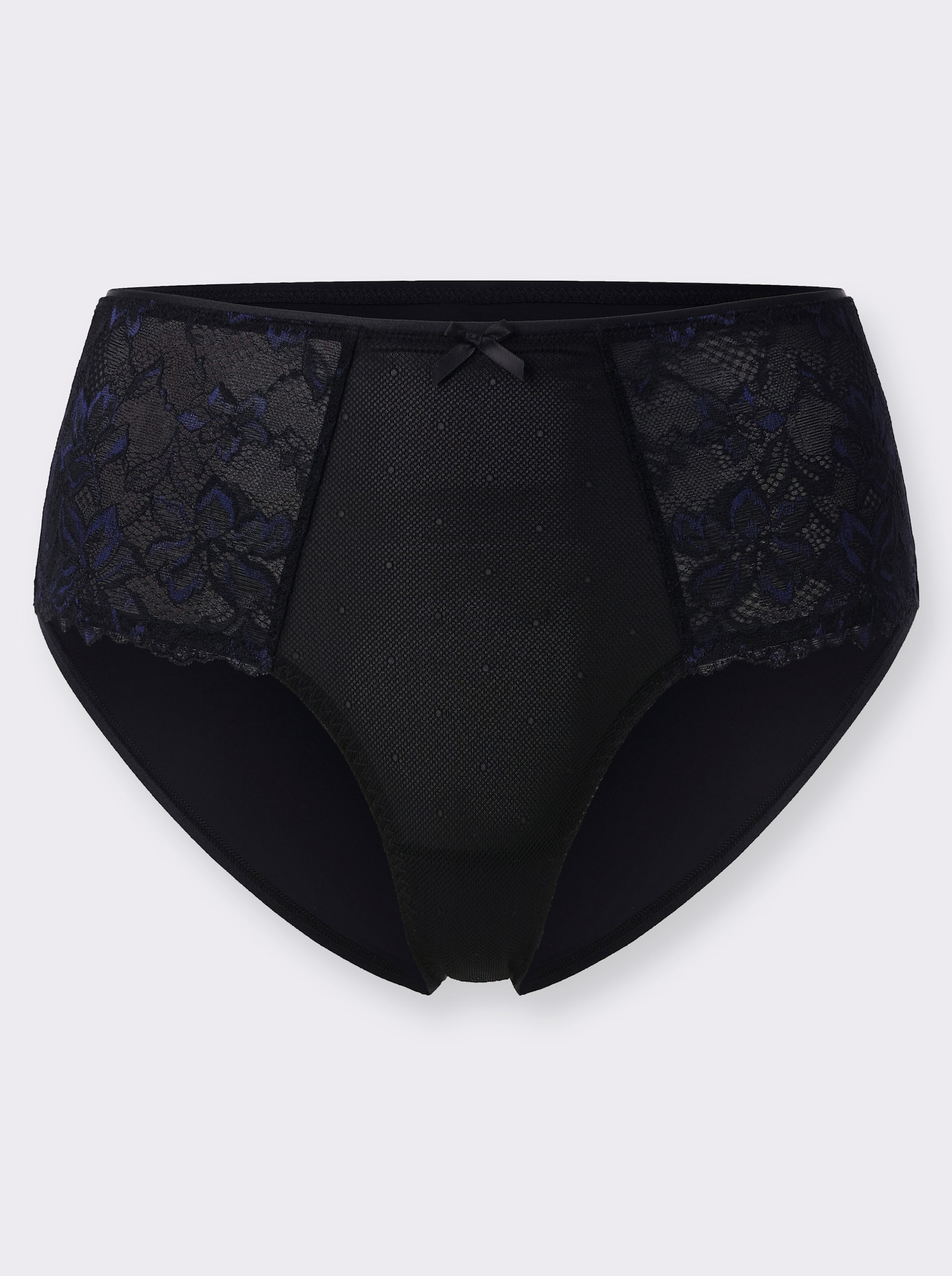 Anita Hüftslip mit Netzware vorne - schwarz