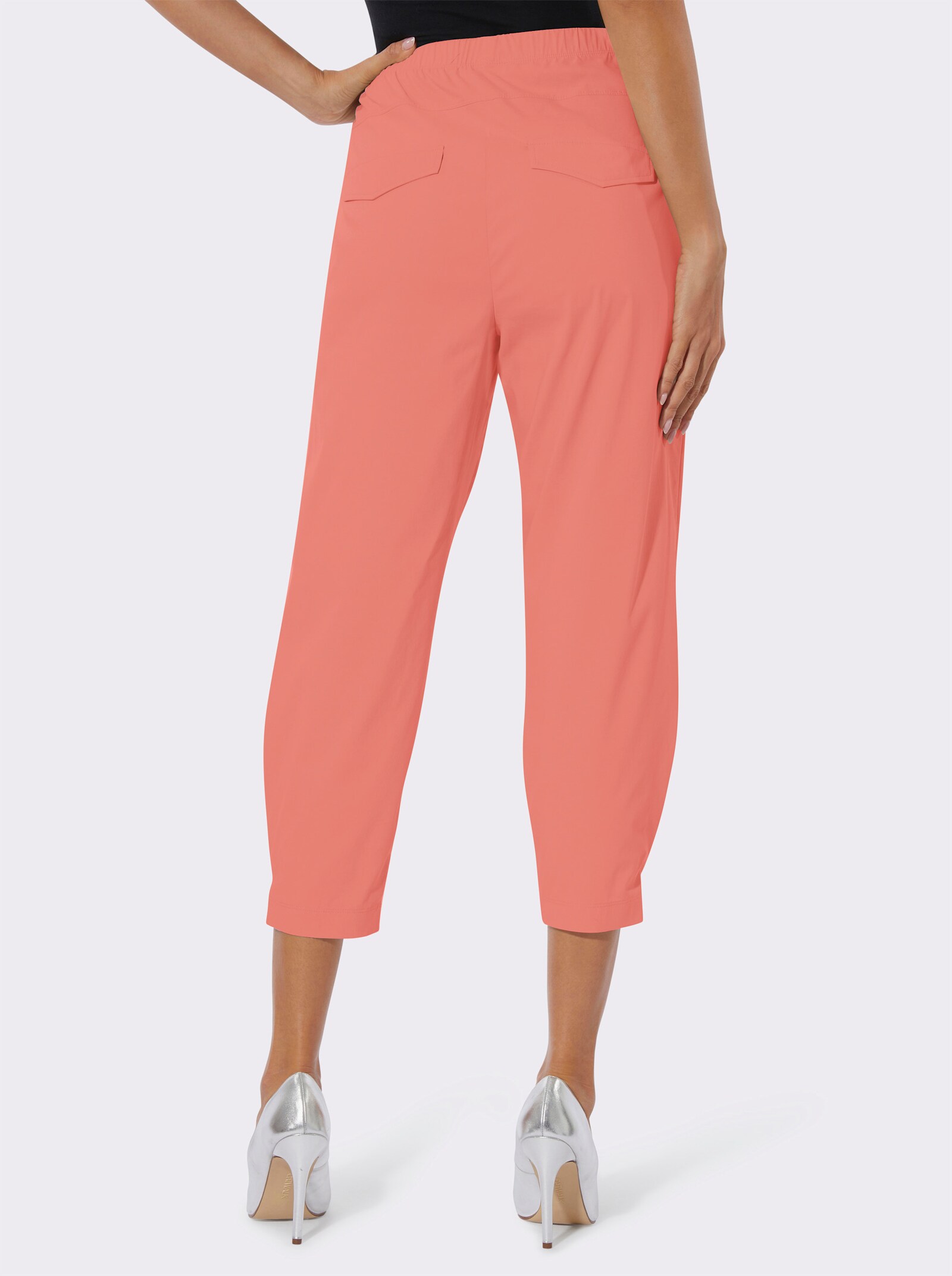 7/8-Hose in Bengalin-Qualität - koralle