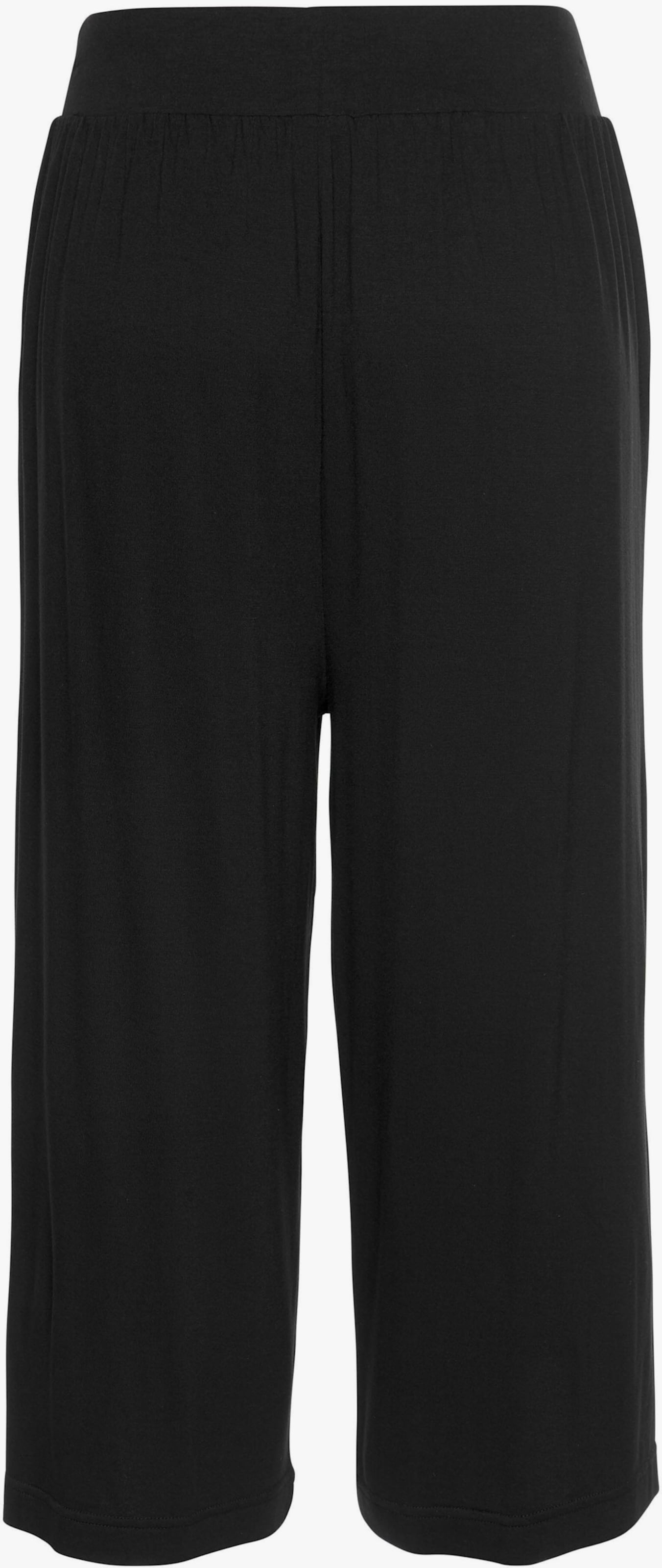 LASCANA Pantalon large - noir