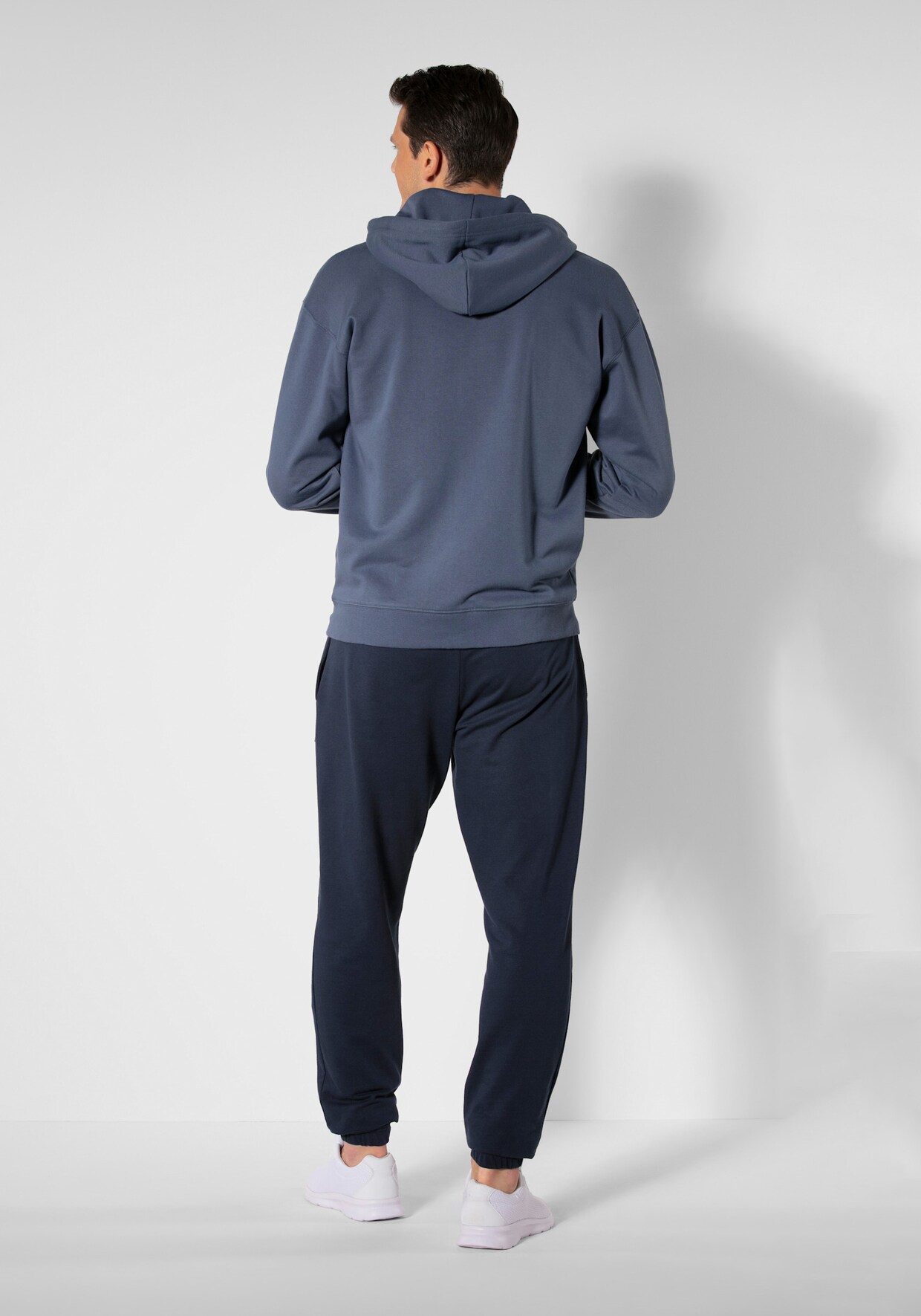 AUTHENTIC LE JOGGER Kapuzensweatjacke - blau