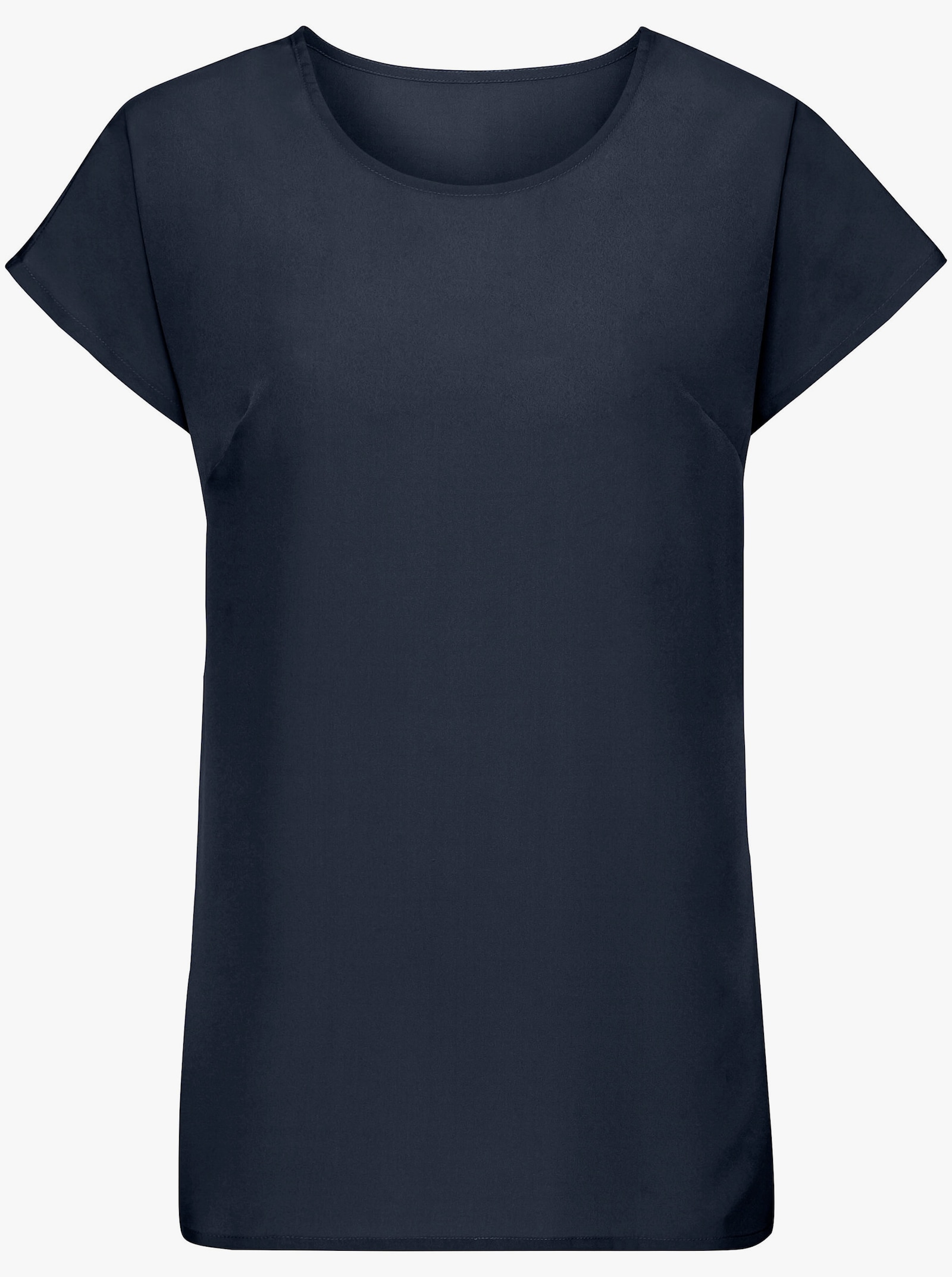 Tuniek met oversized schouders - marine