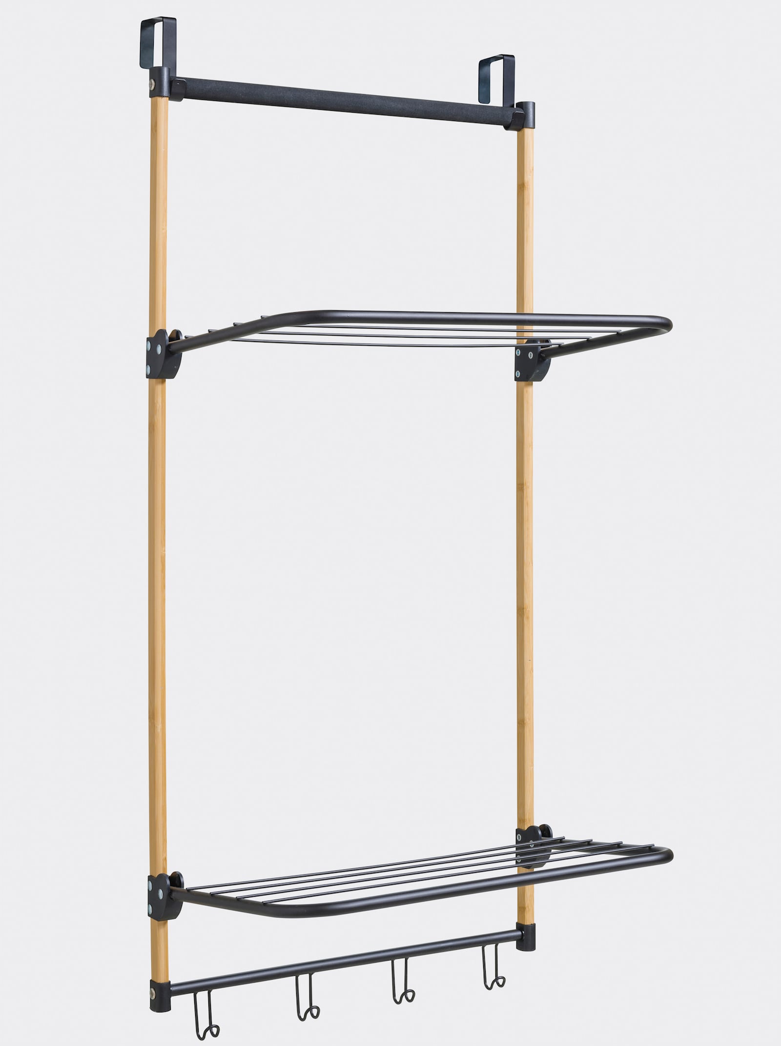 heine home Séchoir à linge - noir-naturel