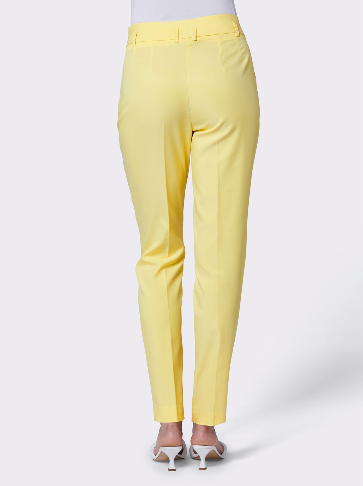 CREATION L PREMIUM Pantalon lyocell - citron