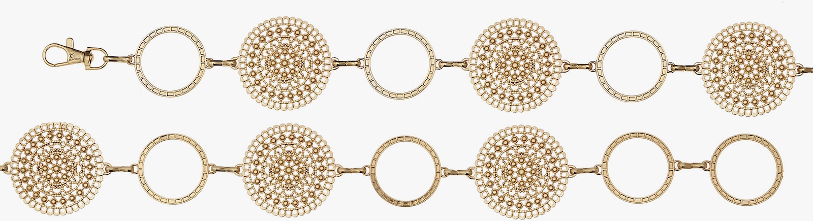 LASCANA Ceinture à chaîne - couleur doré