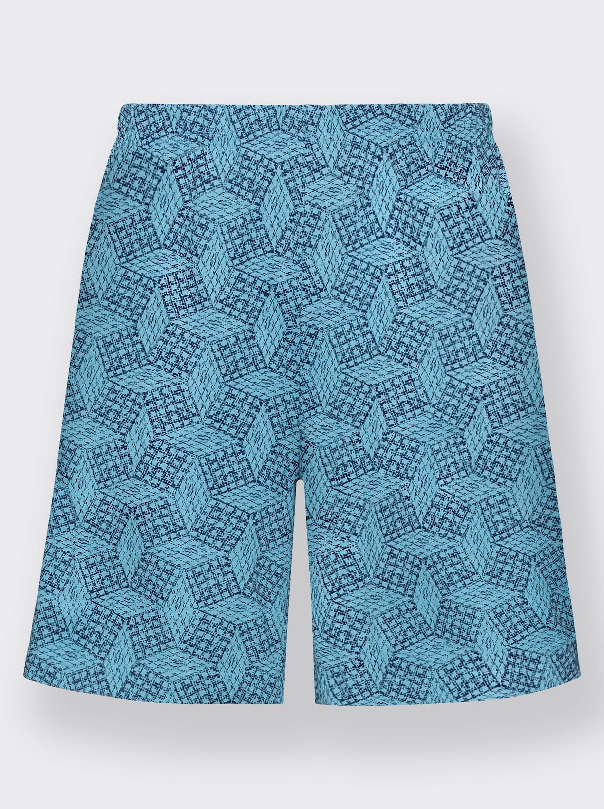 wäschepur men Shortama - winterturquoise