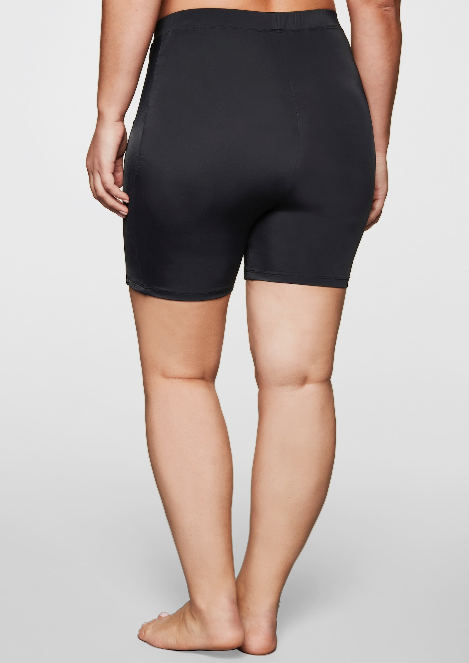 sheego Badehose in Radler-Länge, mit Shaping-Effekt - schwarz