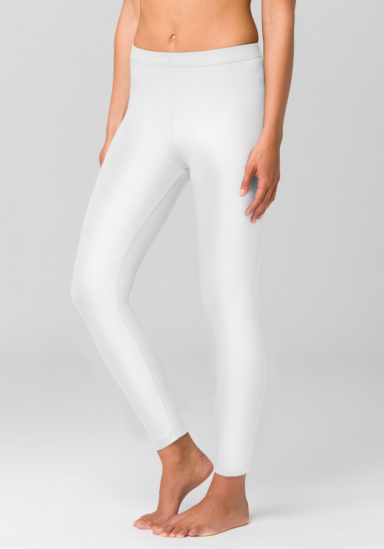 Leggings - weiss, schwarz