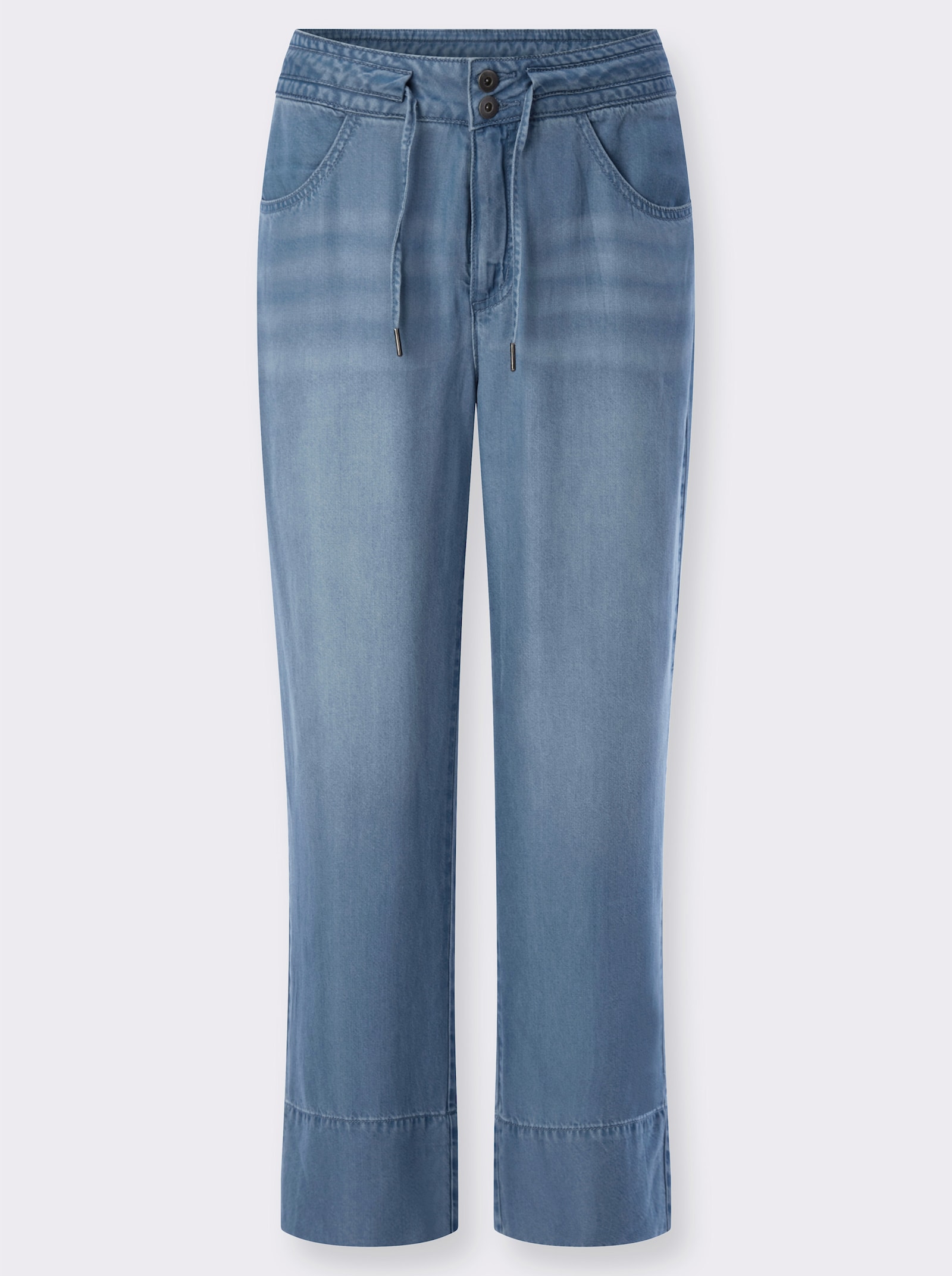 heine Pantalon large - bleu blanchi
