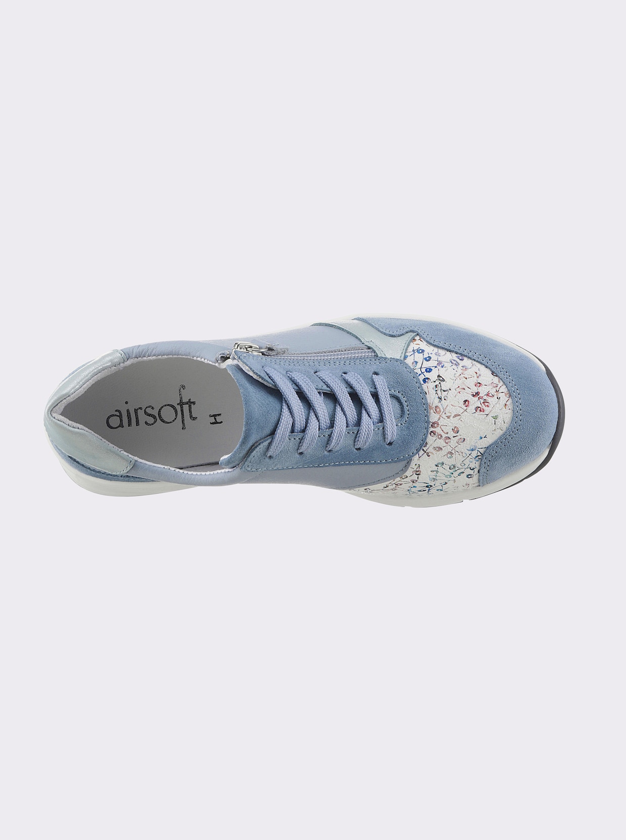 airsoft modern+ Sneaker - lichtblauw/wit