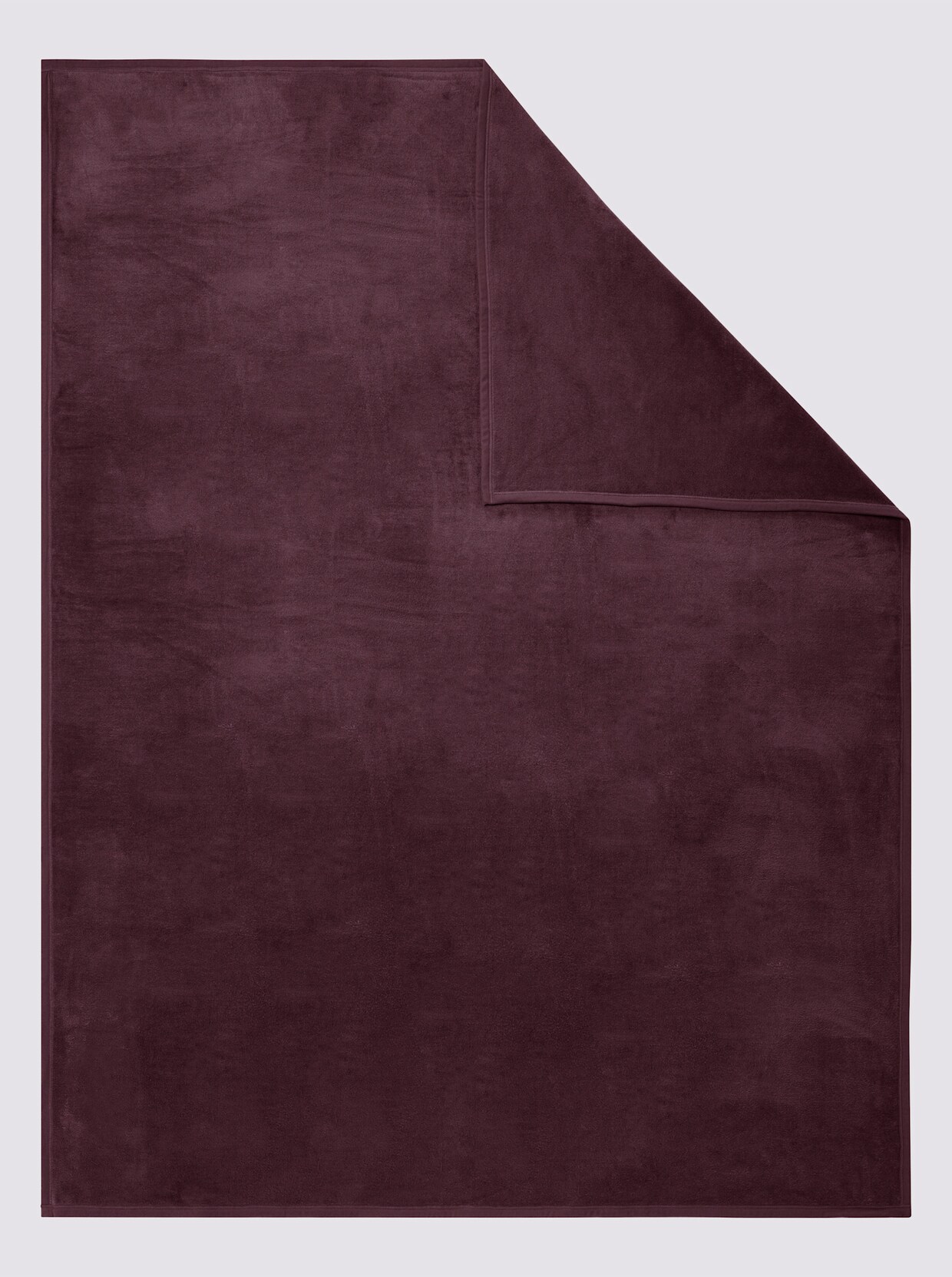 Biederlack Wohndecke - burgund