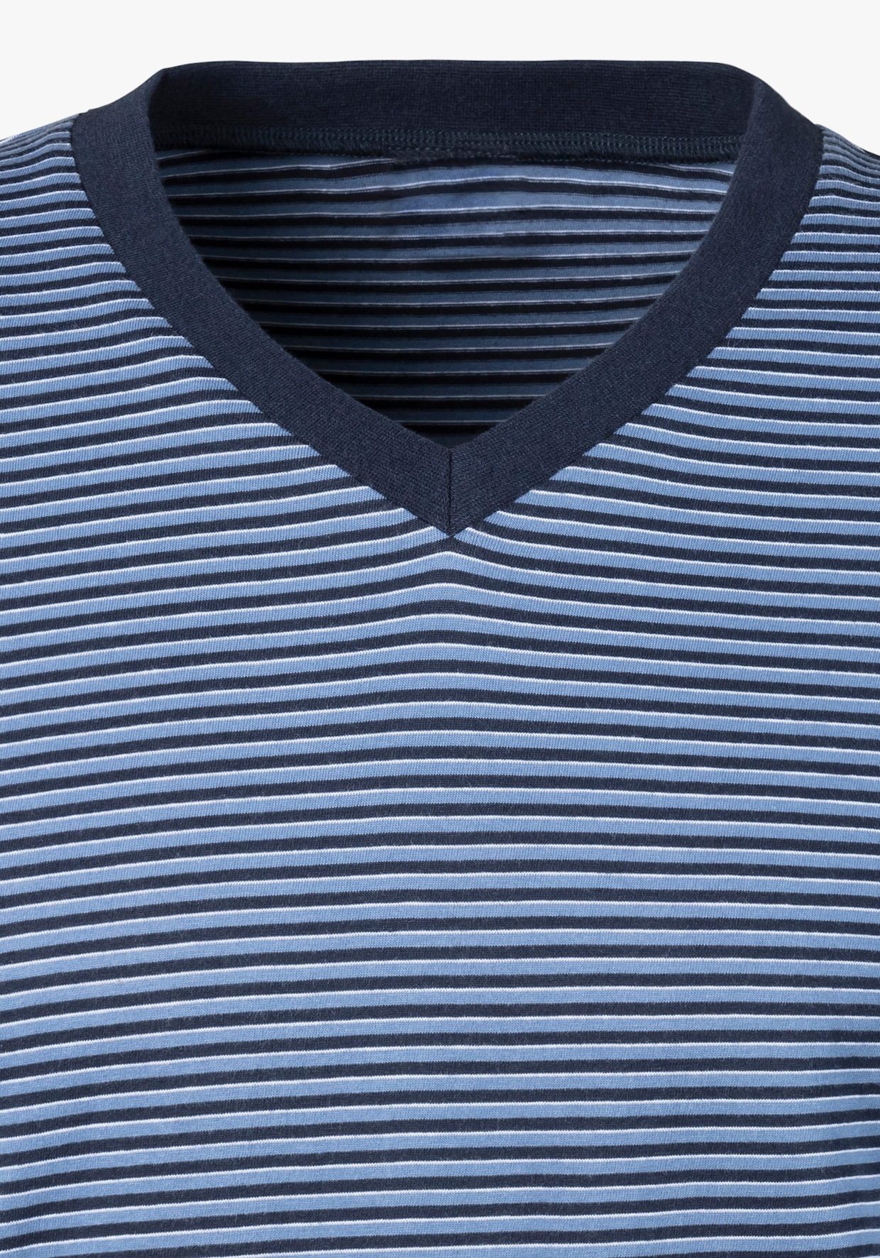 Pyjama - blau-marine, grau-anthrazit