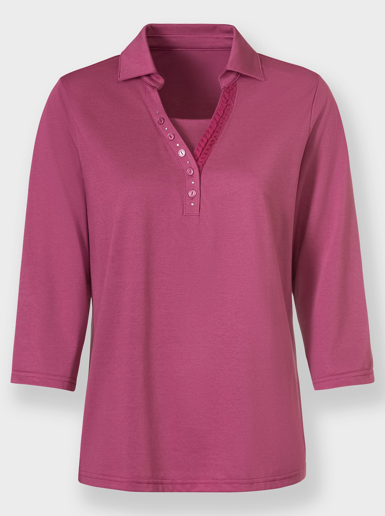 3/4-Arm-Shirt mit Glitzersteinchen - erika