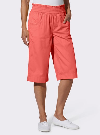 Jeansbermudas - grapefruit