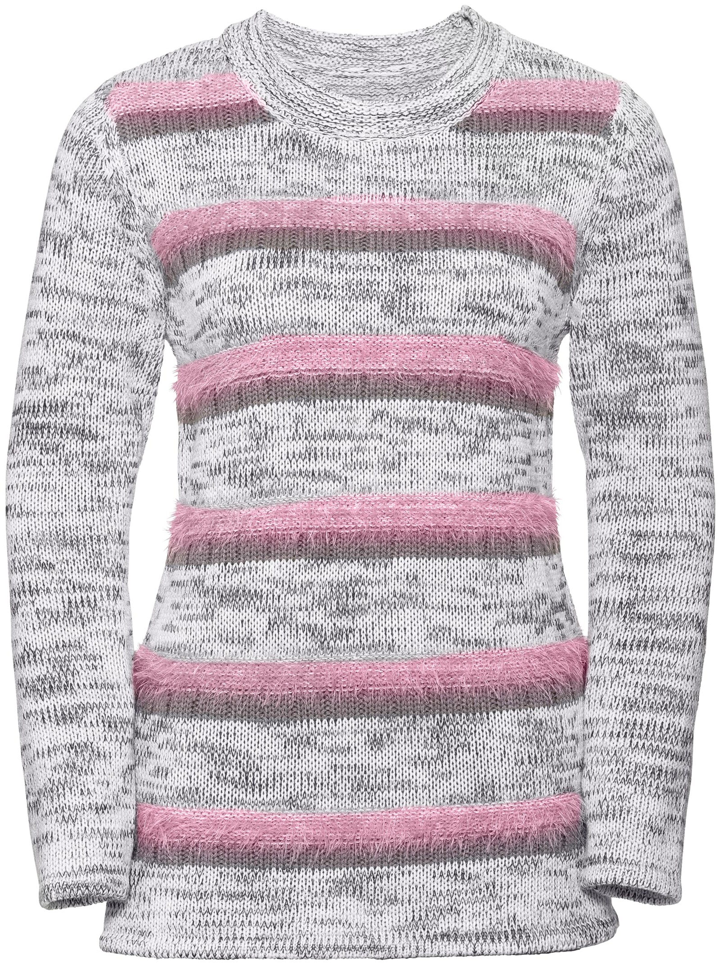 Pullover - grau-rosé